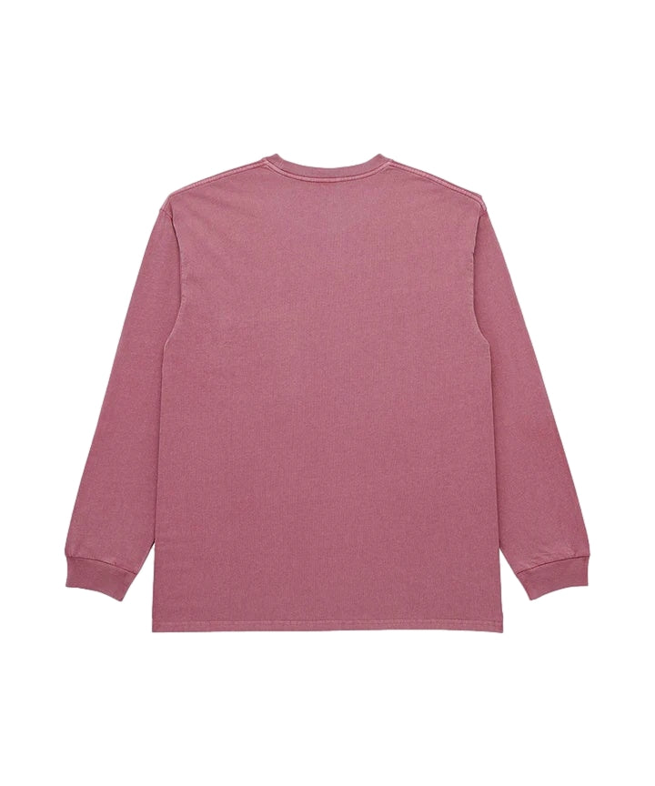 Gramicci L/S Pocket Tee Pigment Dyed Longsleeve Rosa - modostore.no