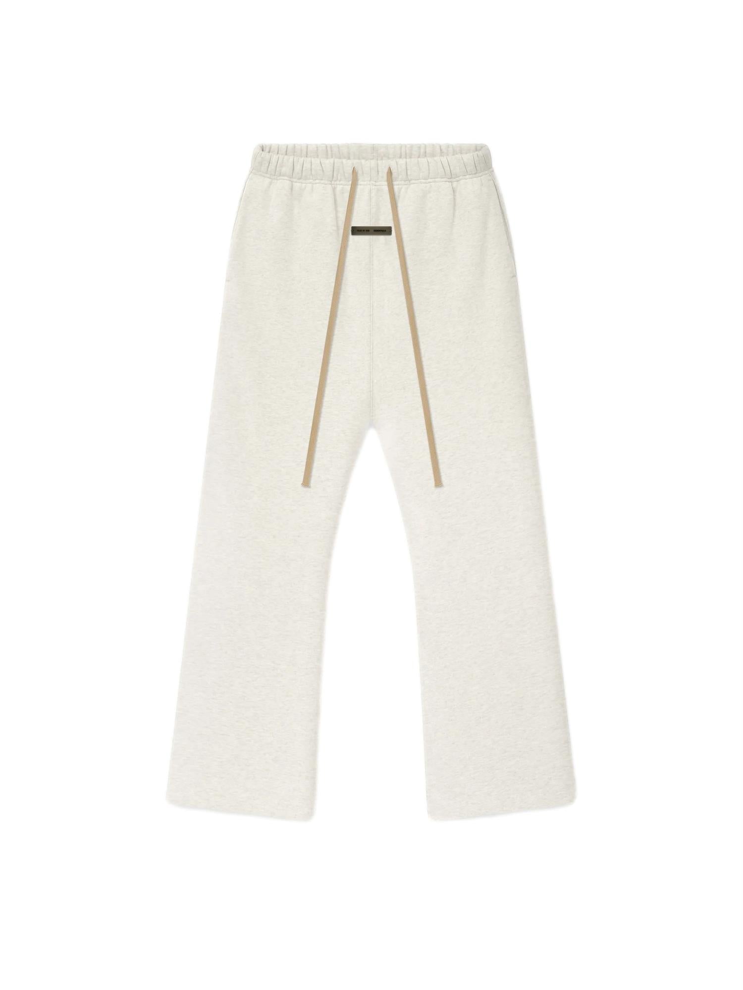 Fear of God Essentials Flare Sweatpant Joggebukse Lys Grå Melert - modostore.no