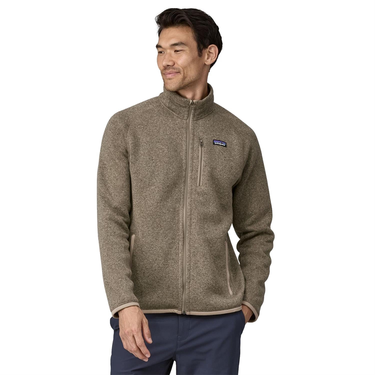 Patagonia Better Sweater Jkt Jakke Beige Grå - modostore.no