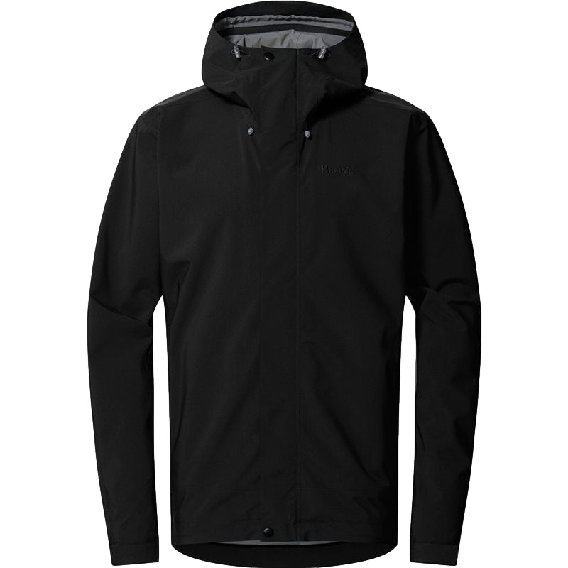 Haglöfs Breeze Proof Jacket Men Jakke Sort - modostore.no