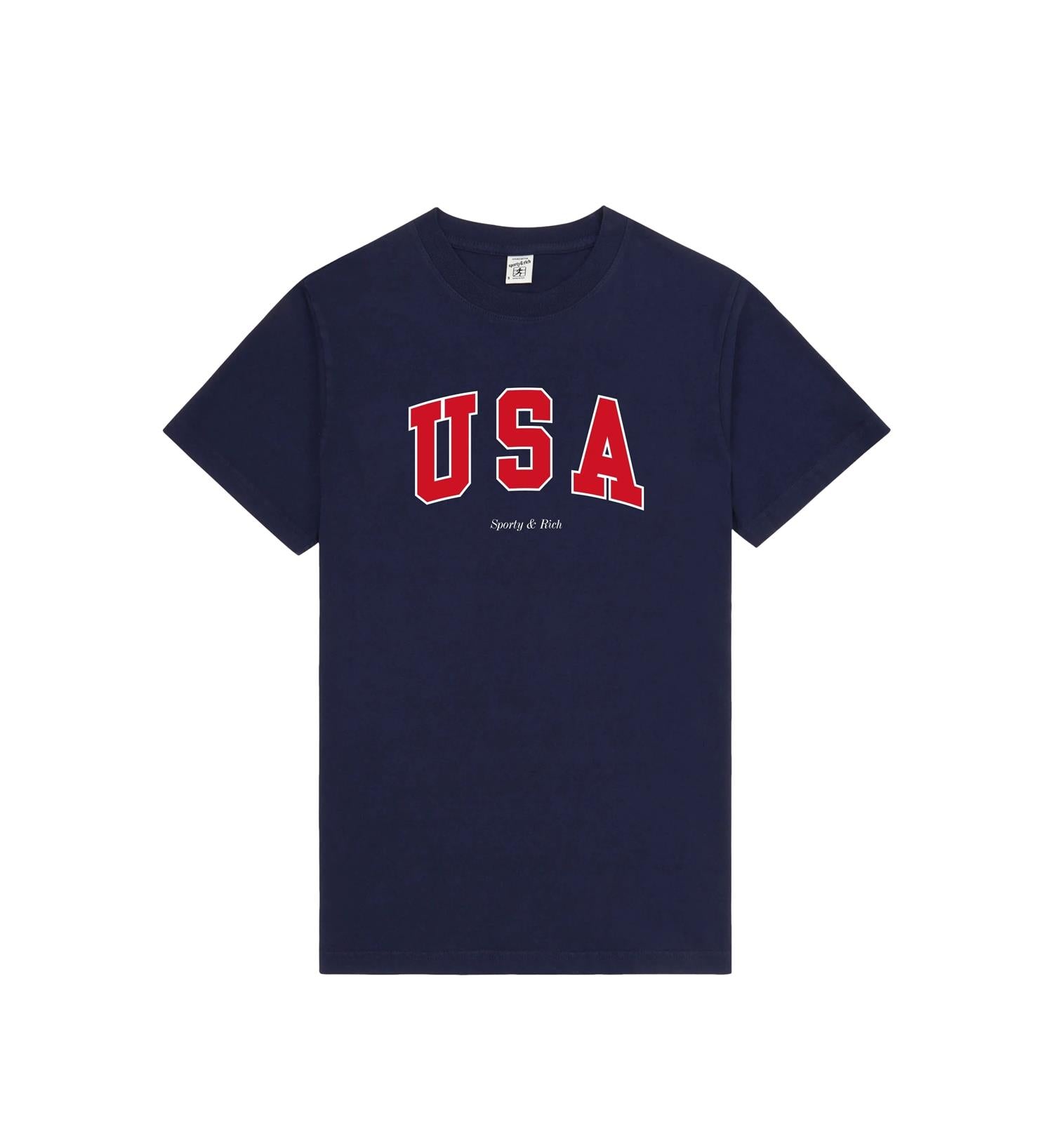 Sporty & Rich USA T-Shirt T-shirt Navy - modostore.no