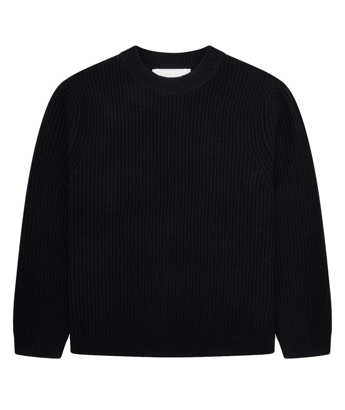 Garment Project Boxy Wool Knit Genser Navy - modostore.no