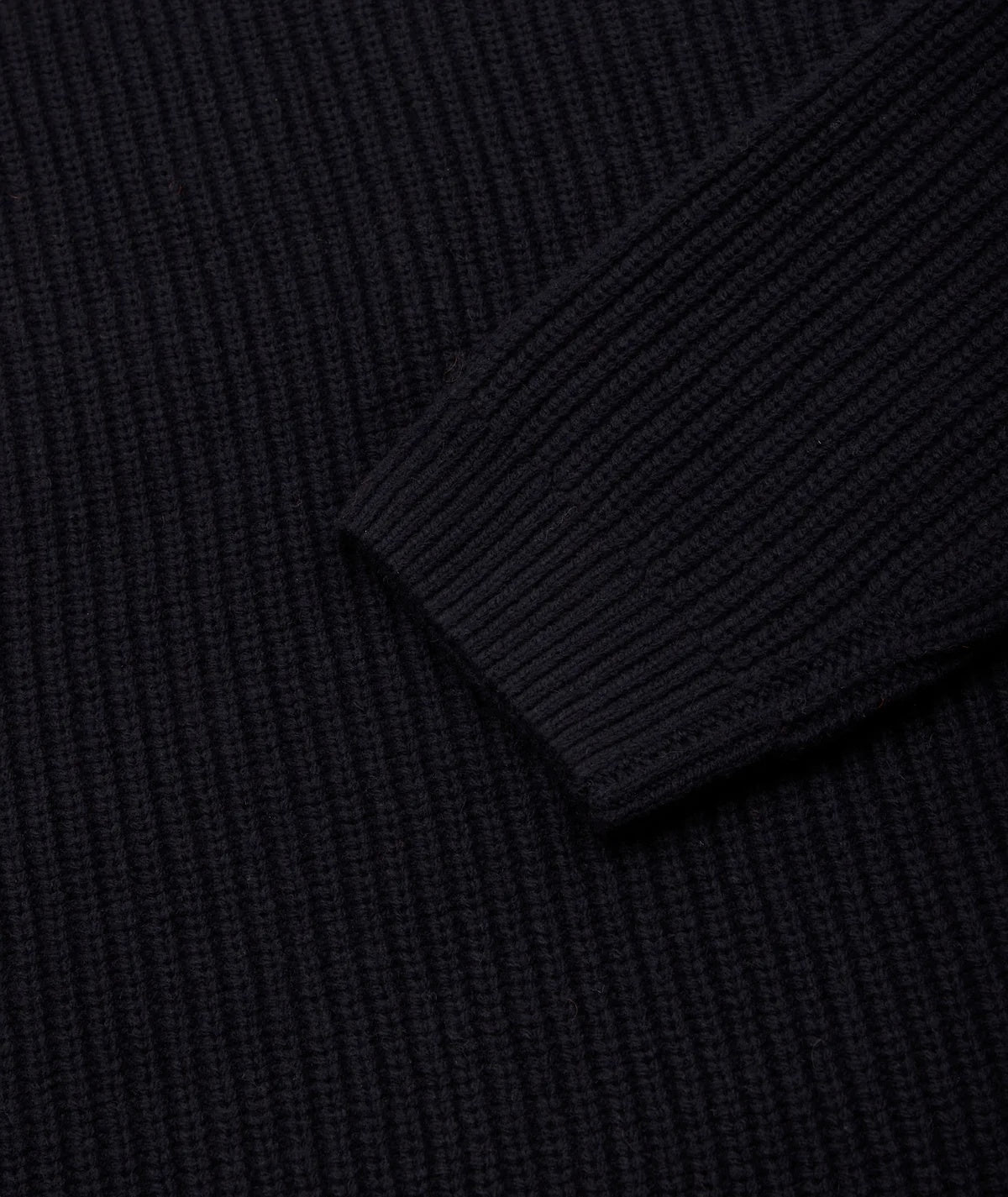 Garment Project Boxy Wool Knit Genser Navy - modostore.no