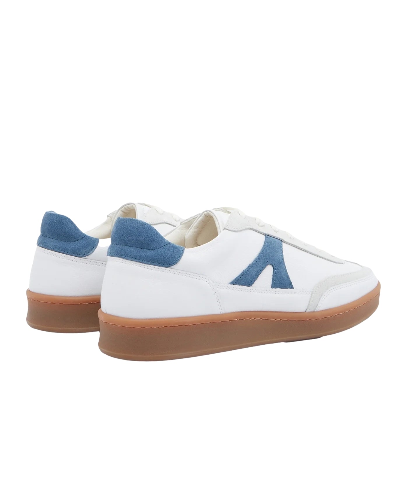 Garment Project Liga - White/Blue Leather Sko Hvit Og Mørkeblå - modostore.no