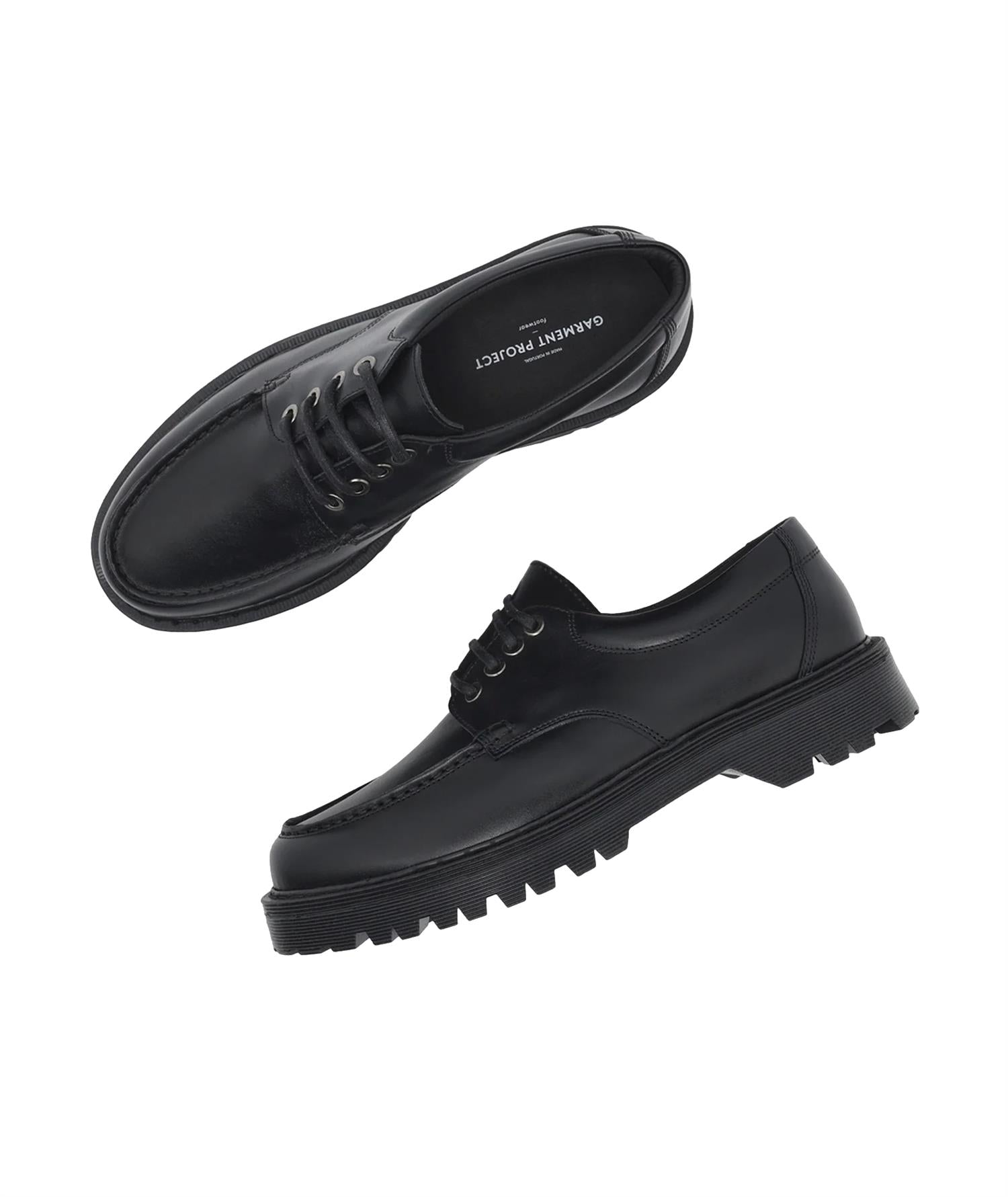 Garment Project Pete Moc Toe Sko Sort - modostore.no