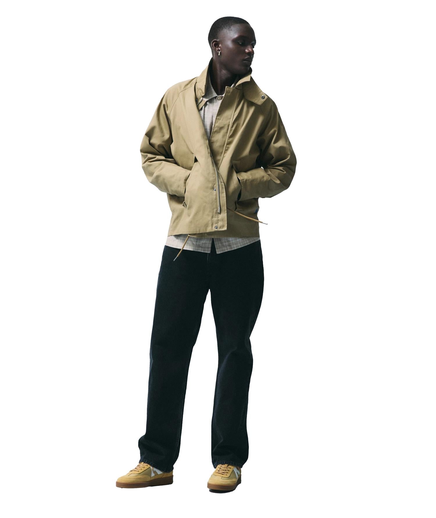 Garment Project Ray Jakke Brun/Beige - modostore.no