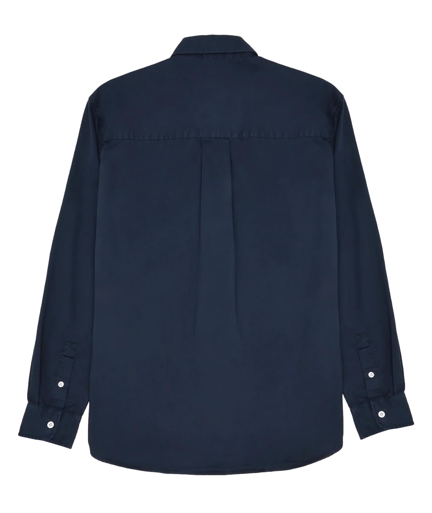 Garment Project Relaxed LS Button Down Shirt Skjorte Navy - modostore.no