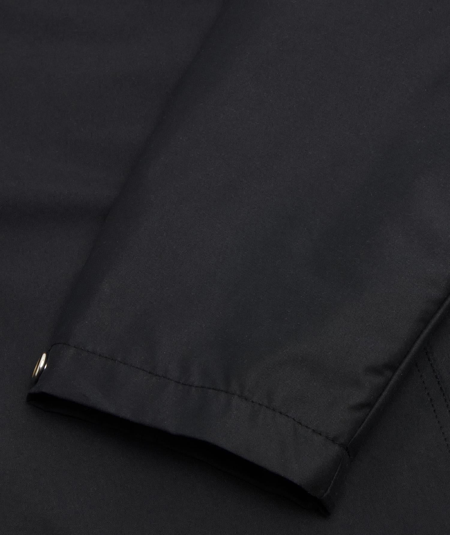 Garment Project Water Repellent Zipper Jacket Jakke Sort - modostore.no