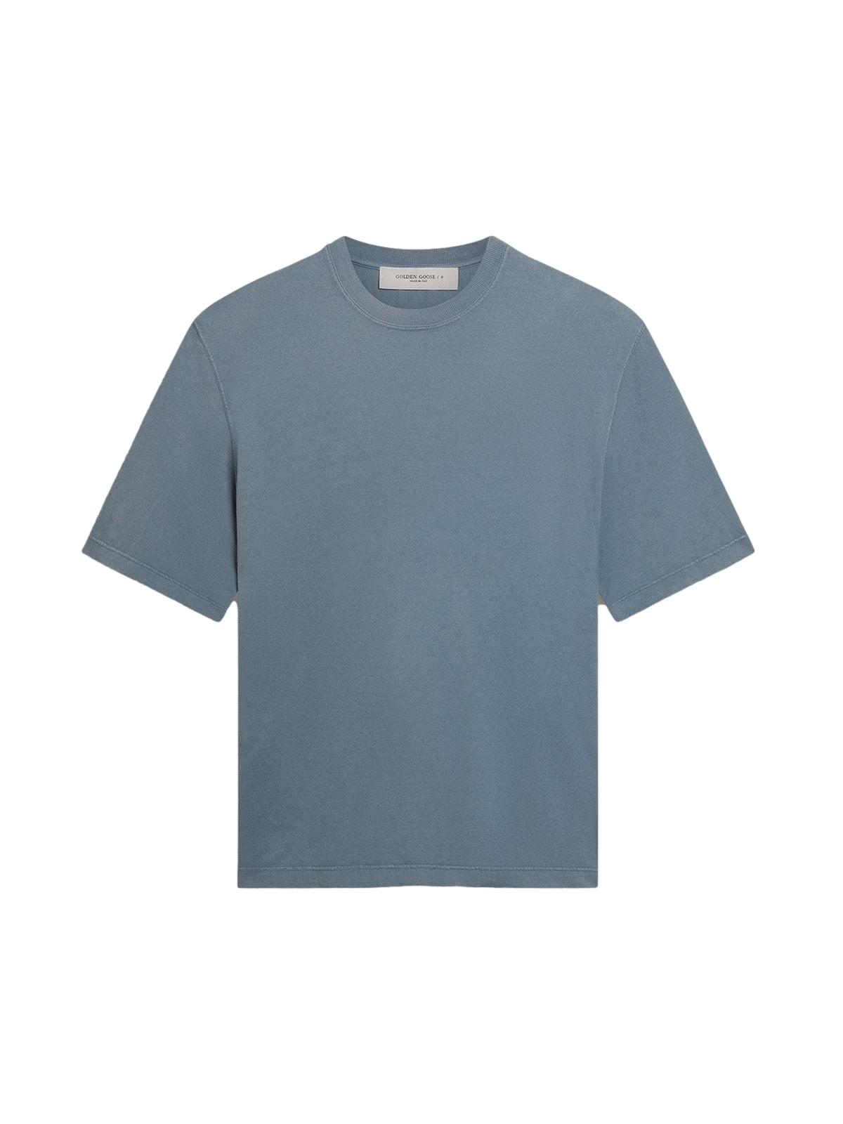 Golden Goose Relaxed-fit T-shirt logo Patch. T-shirt Blå - modostore.no