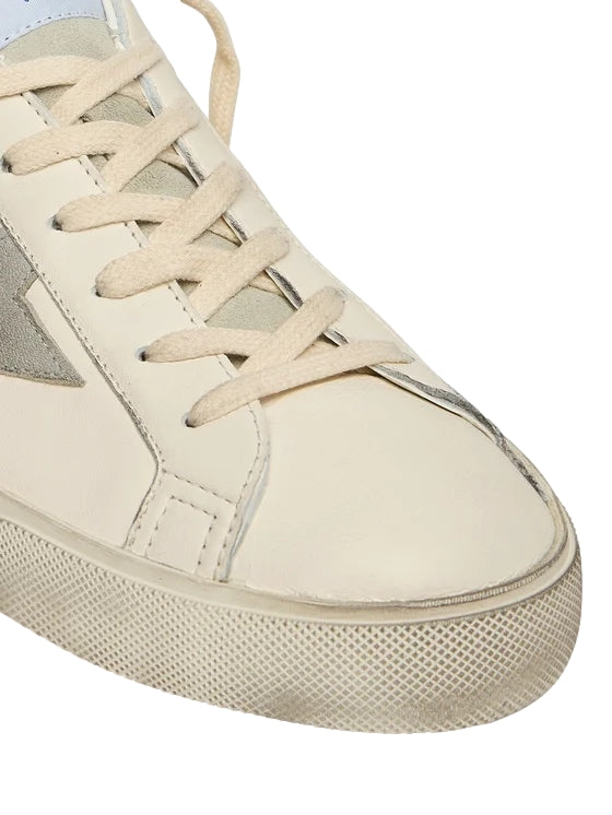 Golden Goose Superstar Nappa Upper, Nubuck Star Sko Hvit Og Grå - modostore.no