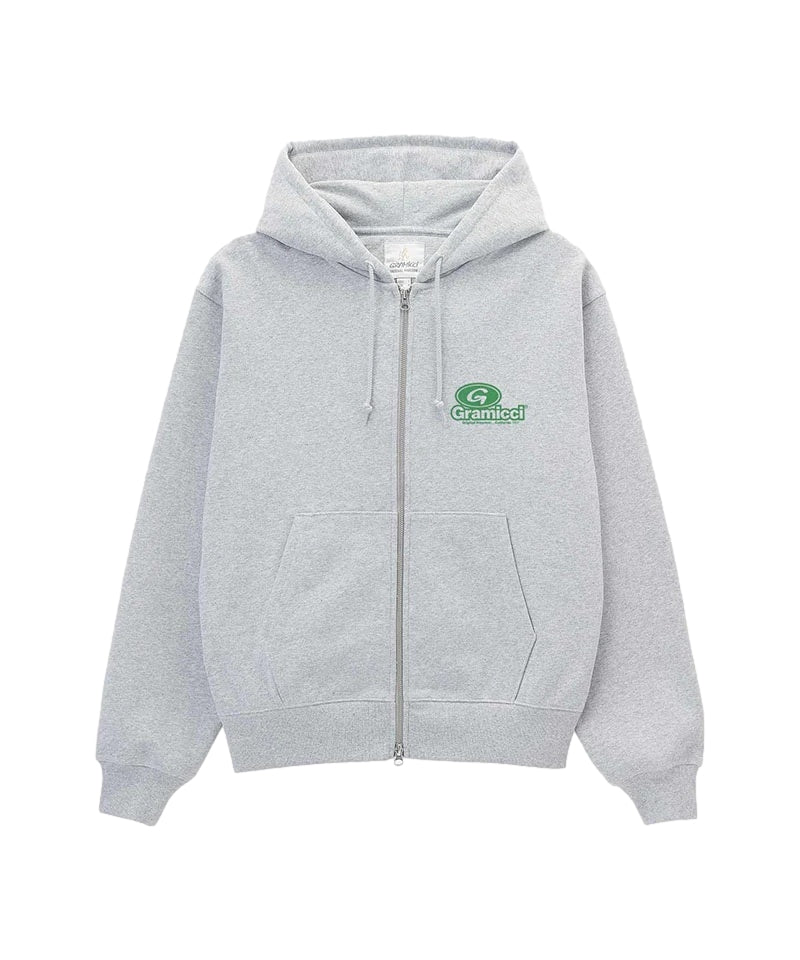 Gramicci '82 Zip Hooded Sweatshirt Heather Grey Genser Lysegrå - modostore.no