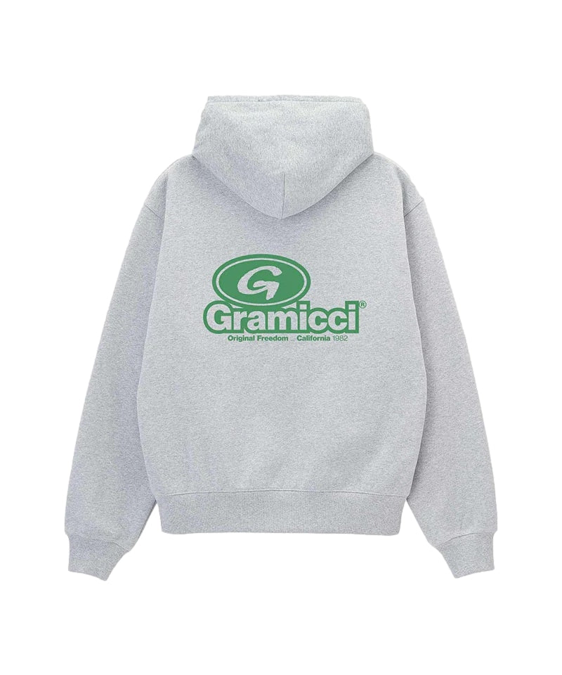Gramicci '82 Zip Hooded Sweatshirt Heather Grey Genser Lysegrå - modostore.no