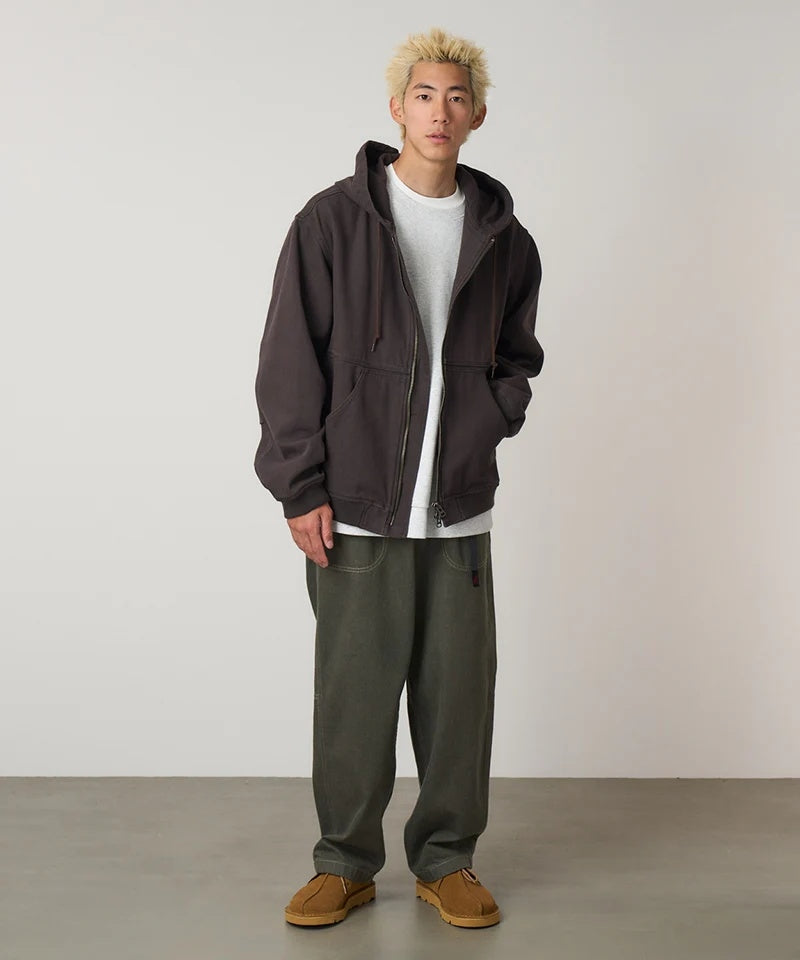 Gramicci El Cap Canvas Hooded Jacket Hettejakke Mørkebrun - modostore.no