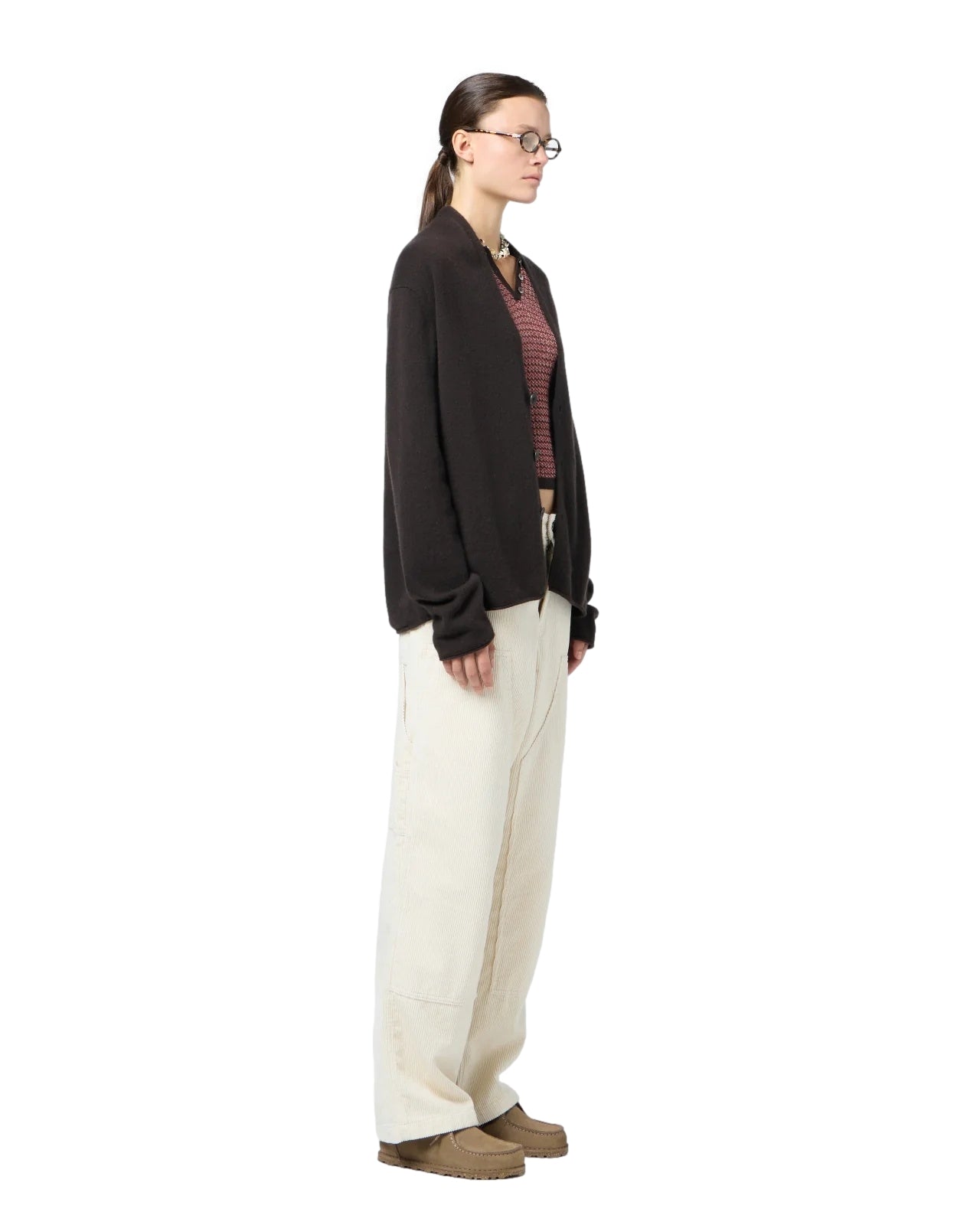 Guest In Residence Everywear Cardigan Cardigan Mørkebrun - modostore.no