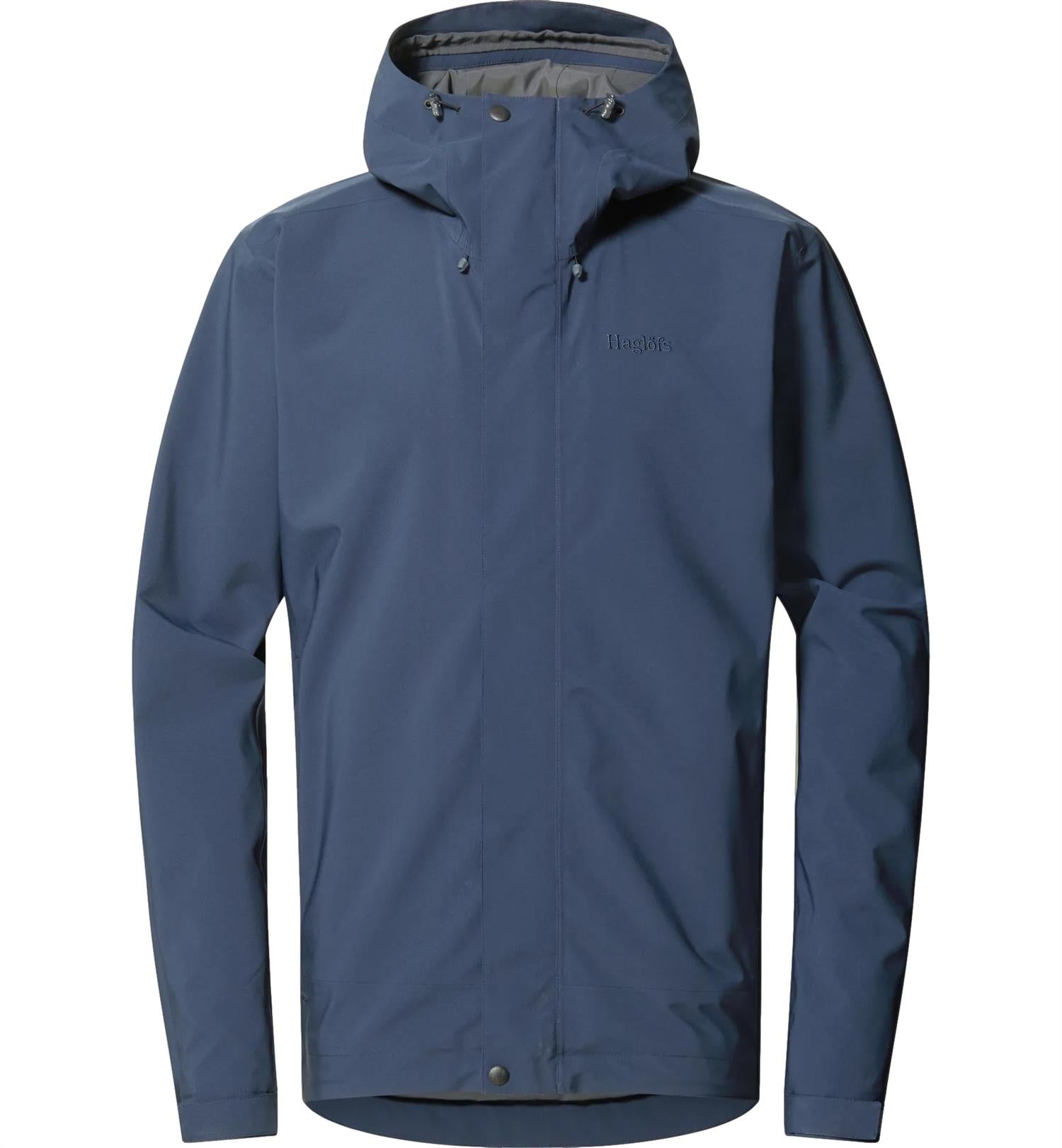 Haglöfs Breeze Proof Jacket Men Jakke Marine - modostore.no