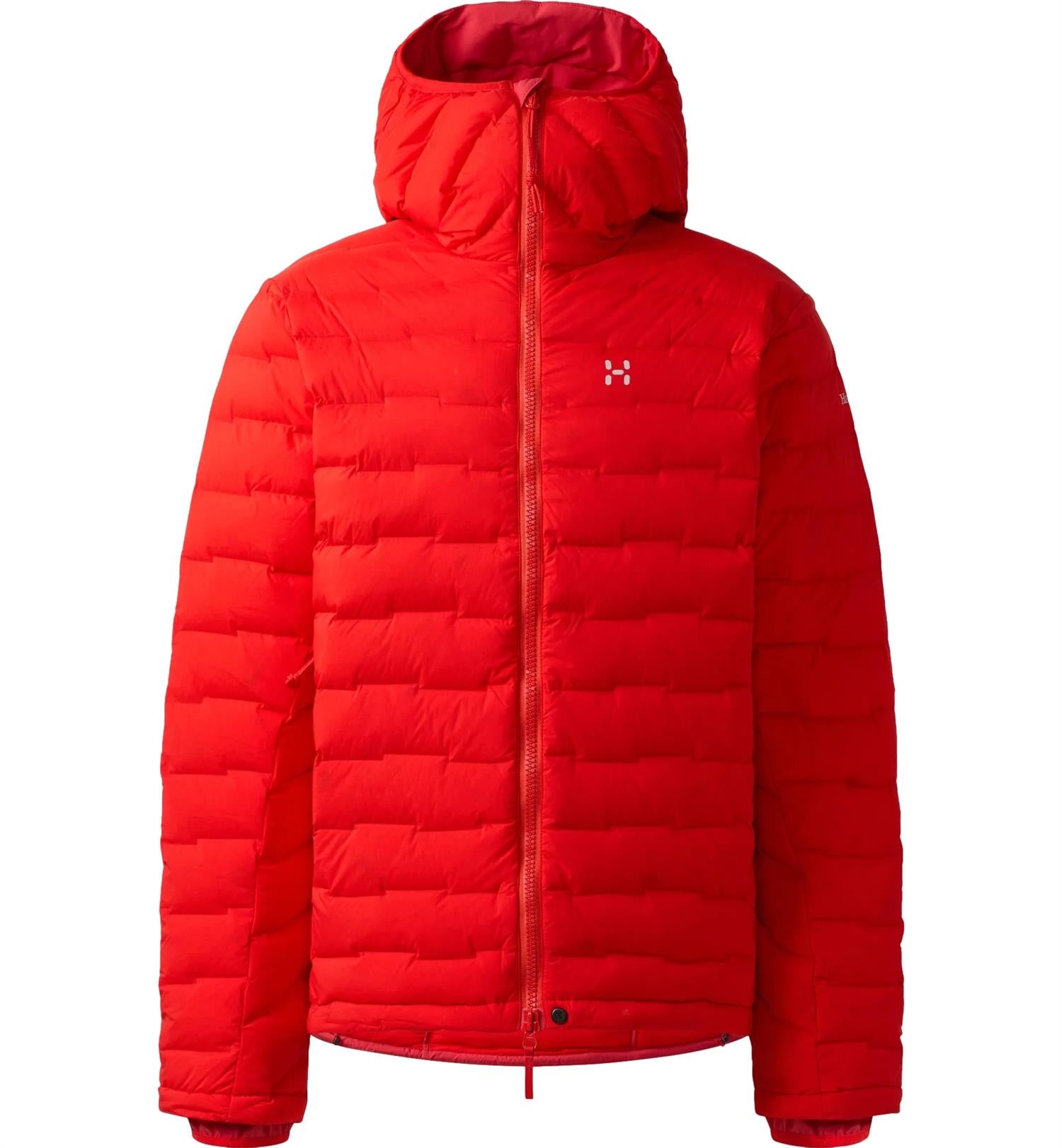 Haglöfs Spitz Down Hood Men Jakke Rød - modostore.no