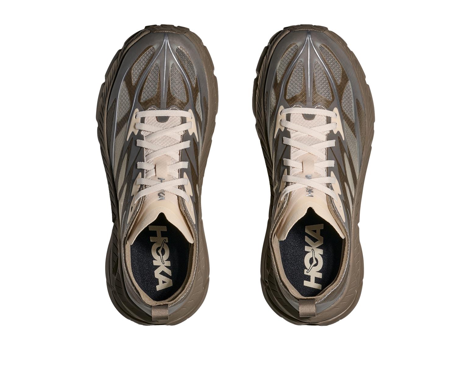 HOKA U Mafate Speed 4 Lite TS Sko Lysebrun - modostore.no