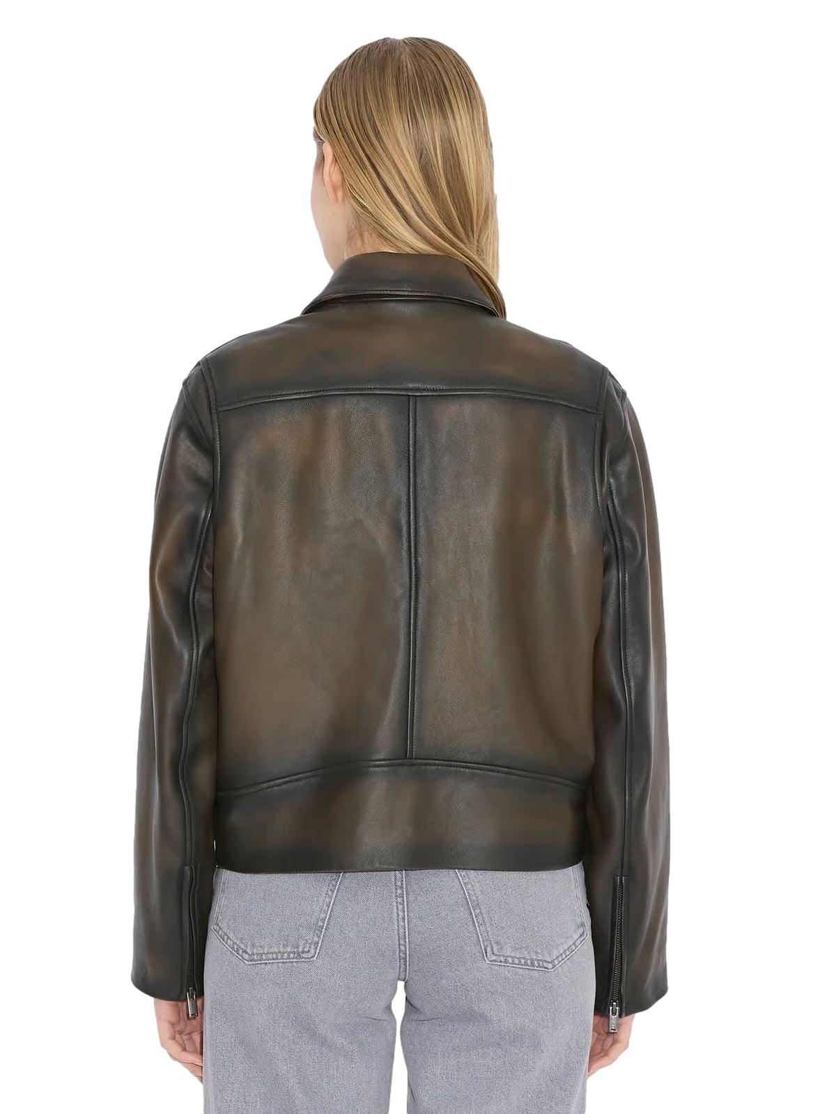 Holzweiler Cia Leather Jacket Jakke Brun - modostore.no