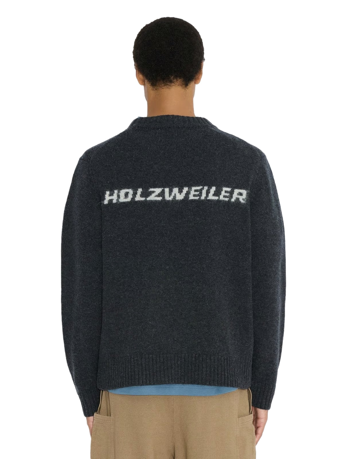 Holzweiler Fluffy Crew Genser Grå - modostore.no