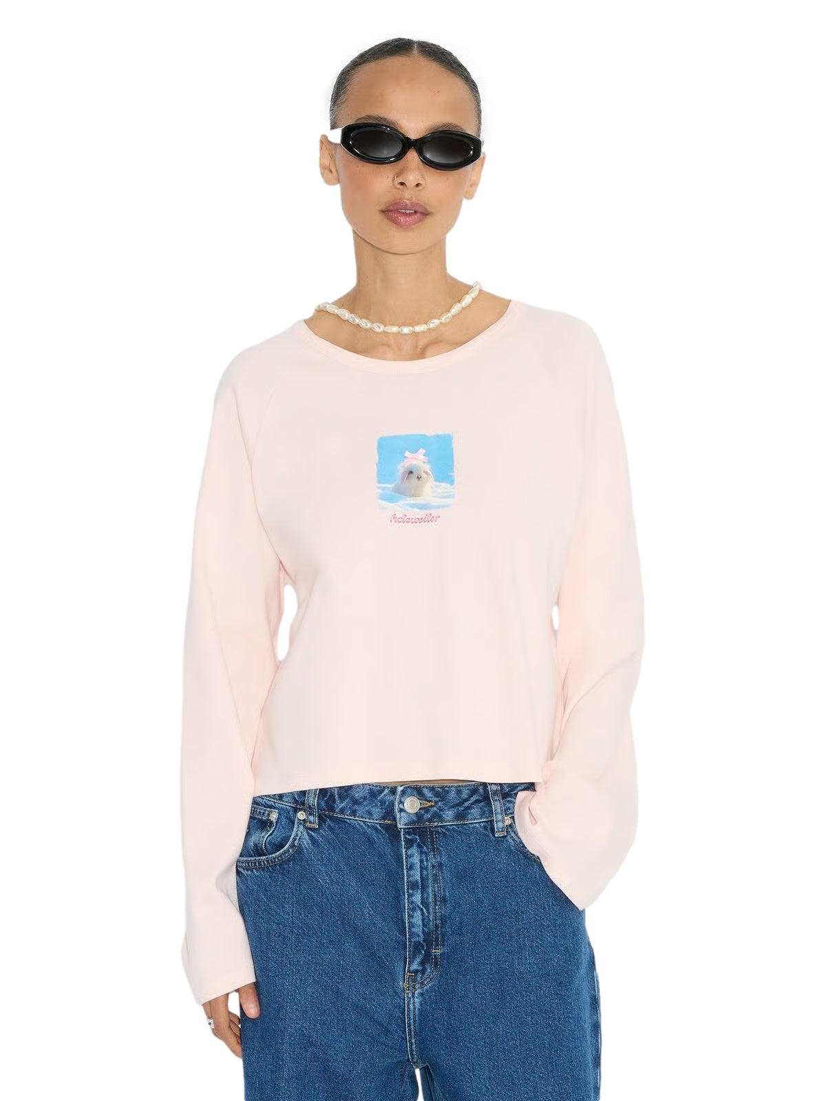 Holzweiler Kitty LS Topp Lyserosa - modostore.no