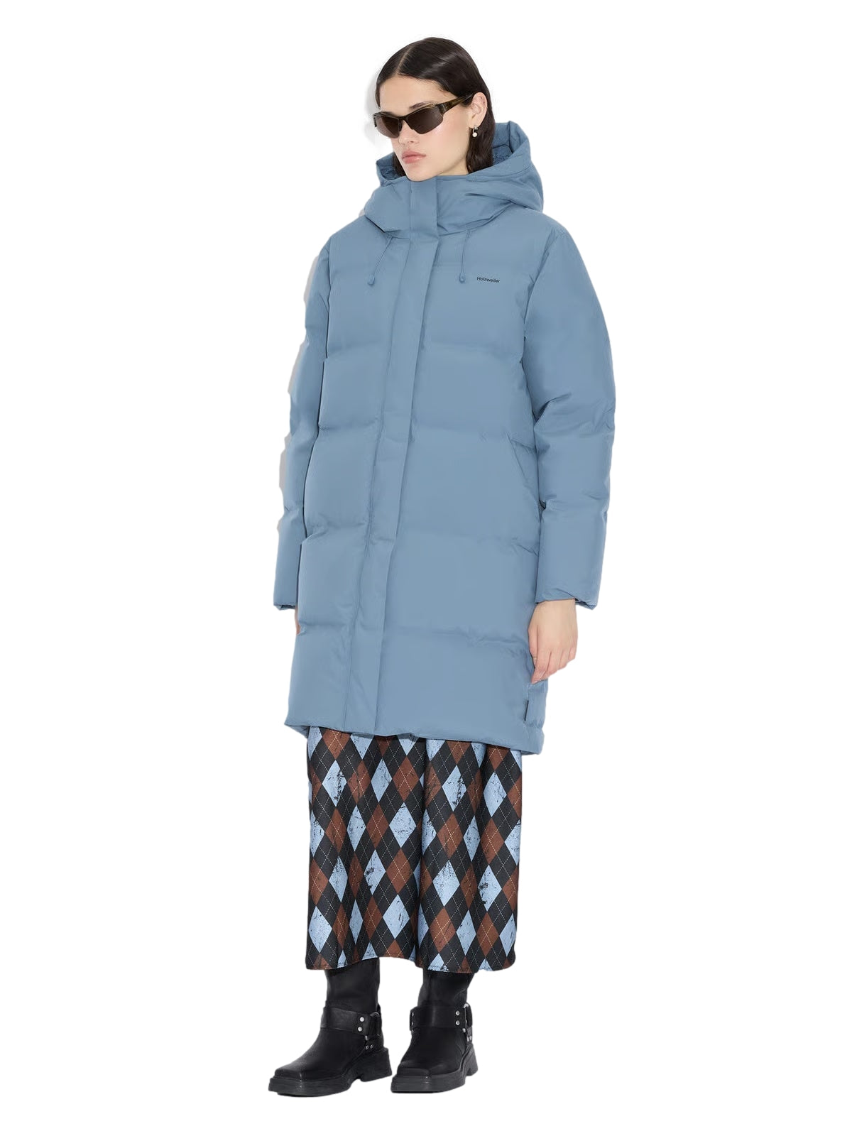 Holzweiler Loen Down Jacket Blue Aqua Jakke Blå - modostore.no