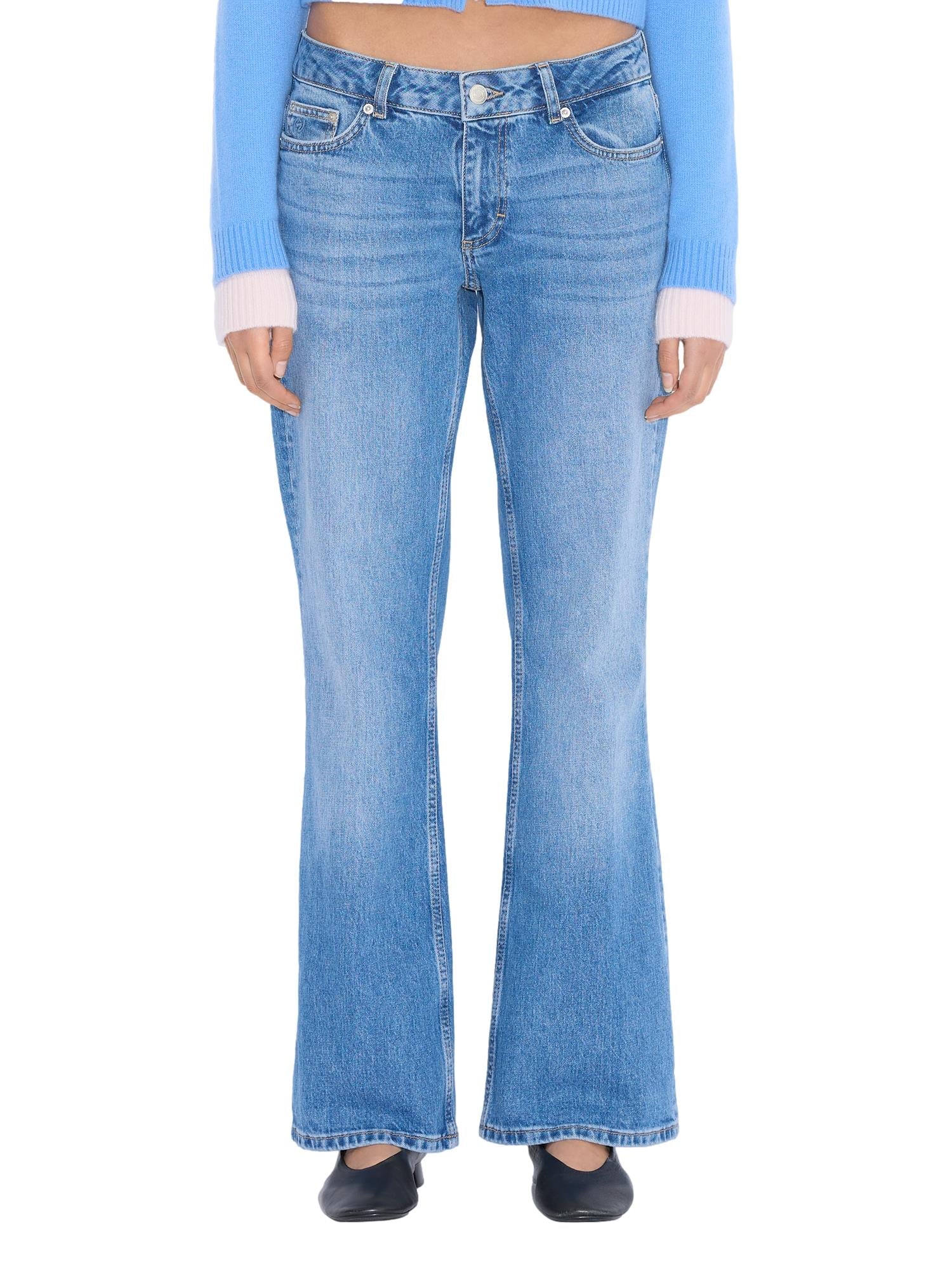 Holzweiler Low Jeans Mid Blue Jeans Blå - modostore.no