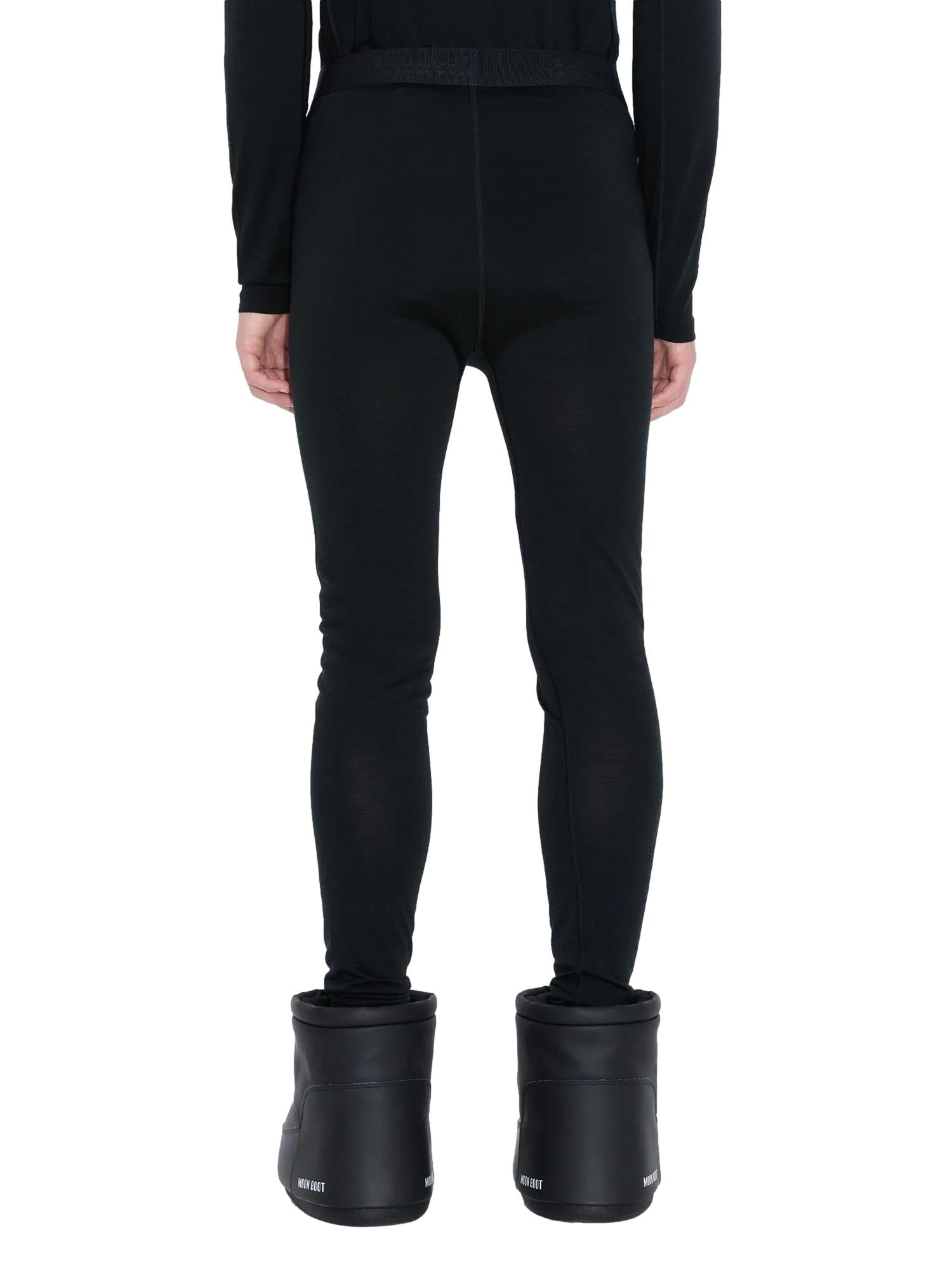 Holzweiler M Tryvann Tights Ullundertøy Sort - modostore.no