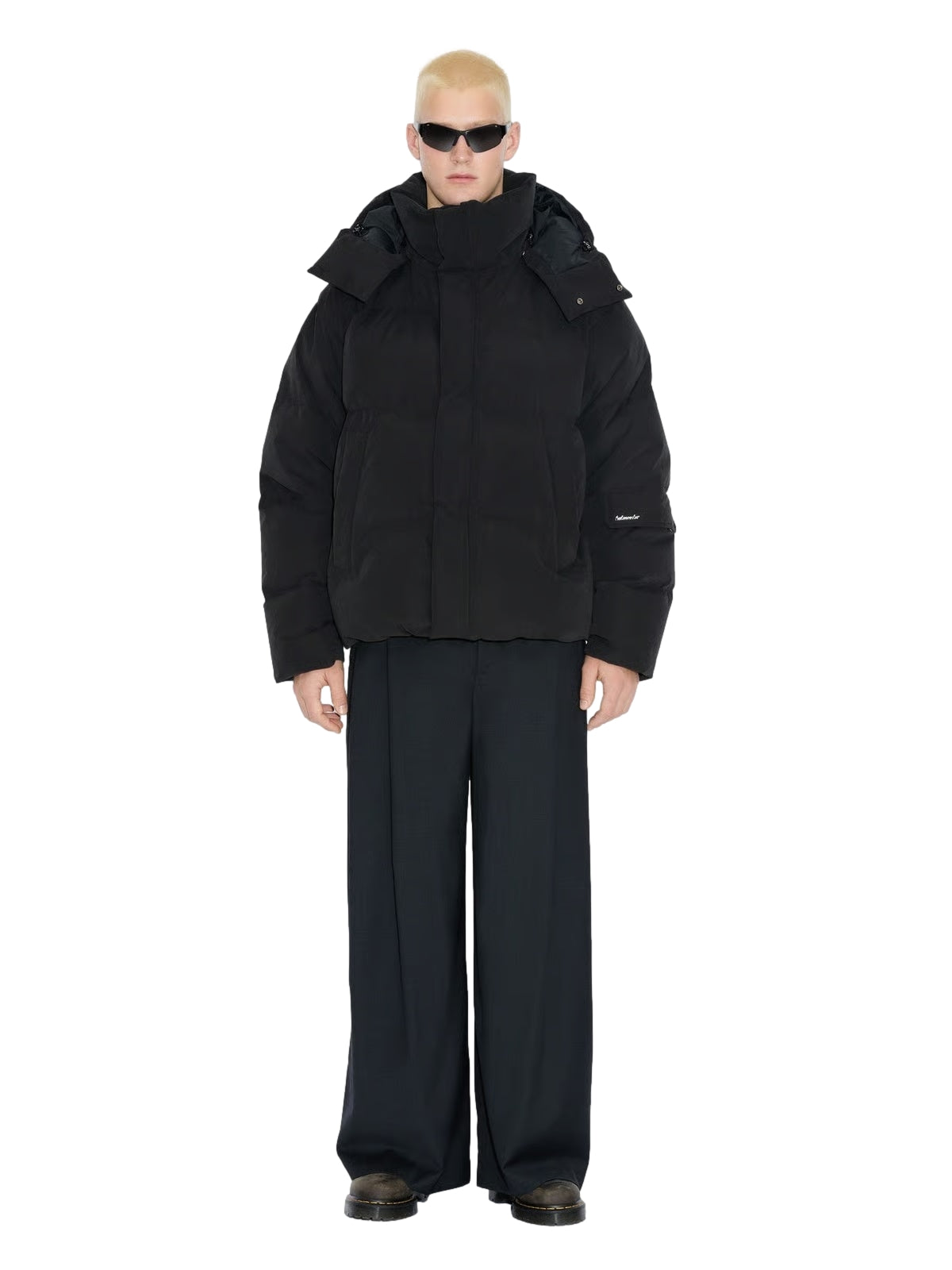 Holzweiler Narvik Brushed Down Jacket Jakke Sort - modostore.no