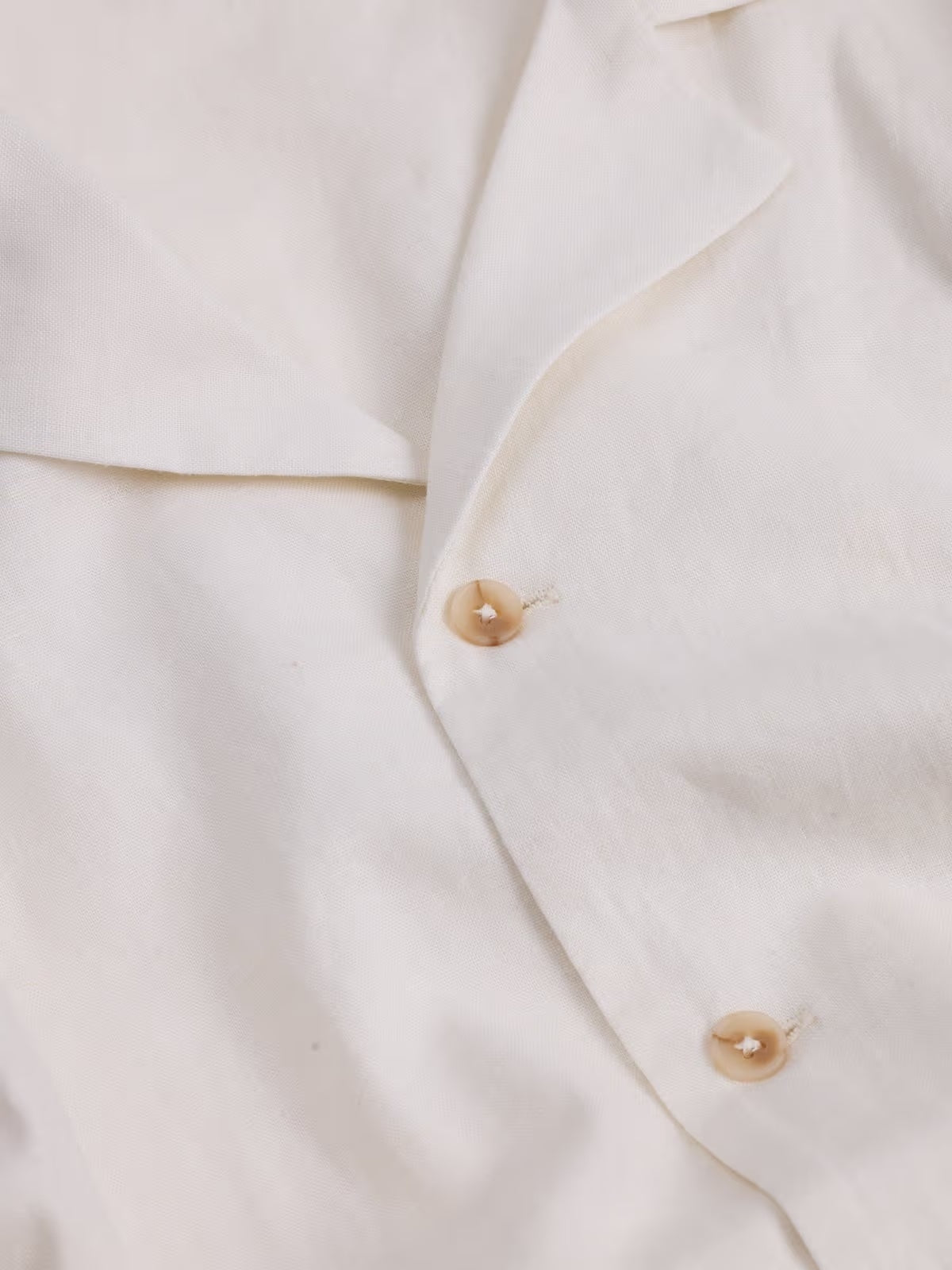 Holzweiler Pier Linen Shirt Skjorte Ecru - modostore.no