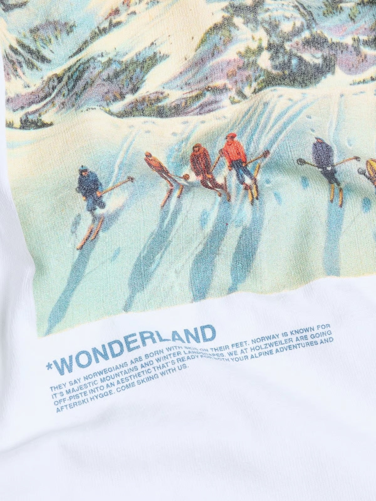 Holzweiler Ranger National Tee T-shirt Hvit - modostore.no