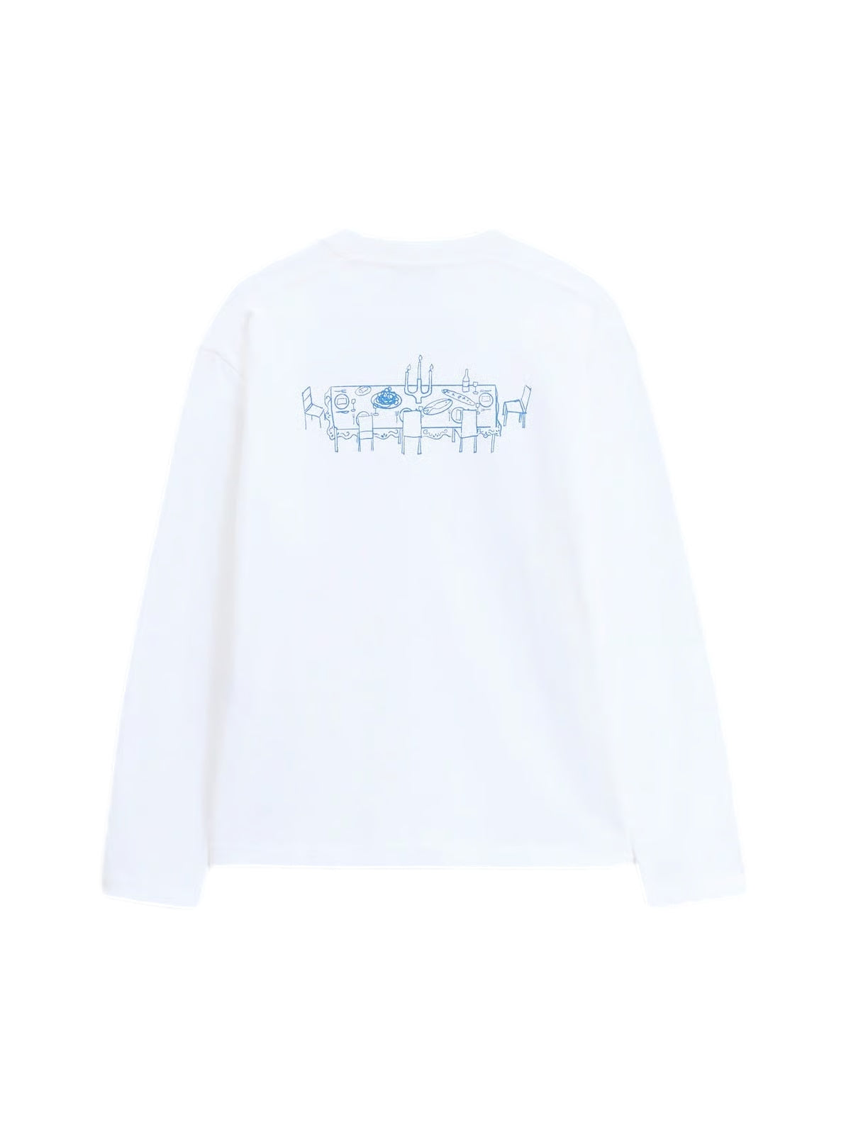 Holzweiler Ranger Table LS Genser Hvit Og Blå - modostore.no