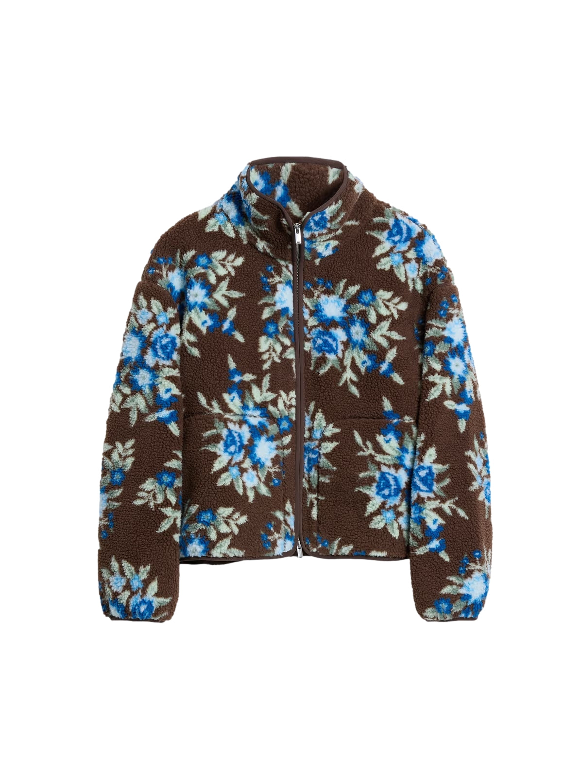 Holzweiler Rype Fleece Jacket Jakke Brun Mønster - modostore.no