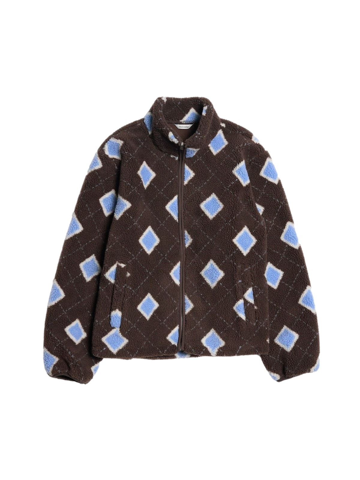 Holzweiler Rype Fleece Jacket Jakke Brun Mønster - modostore.no