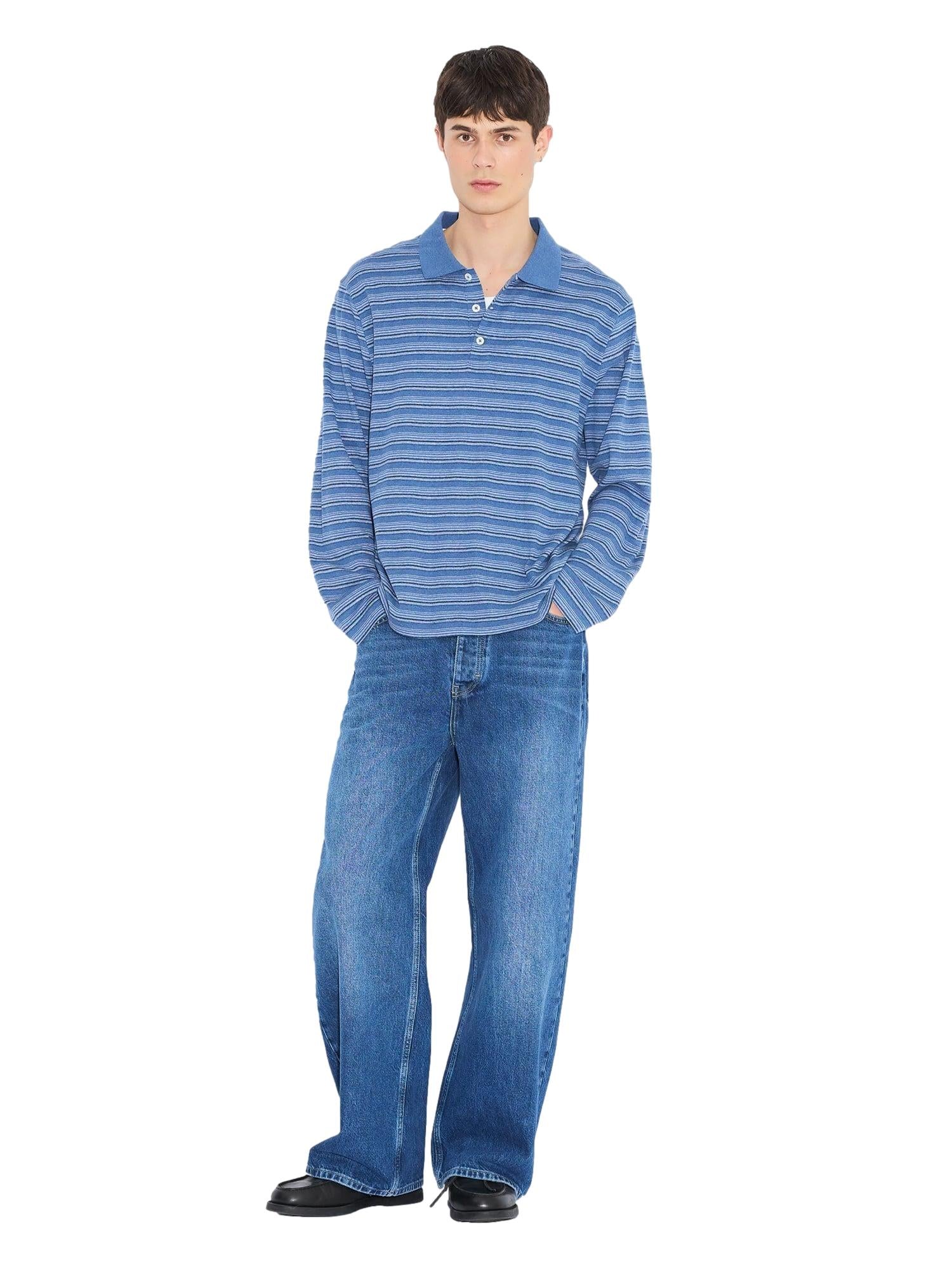 Holzweiler Sonny LS Polo Genser Blå - modostore.no