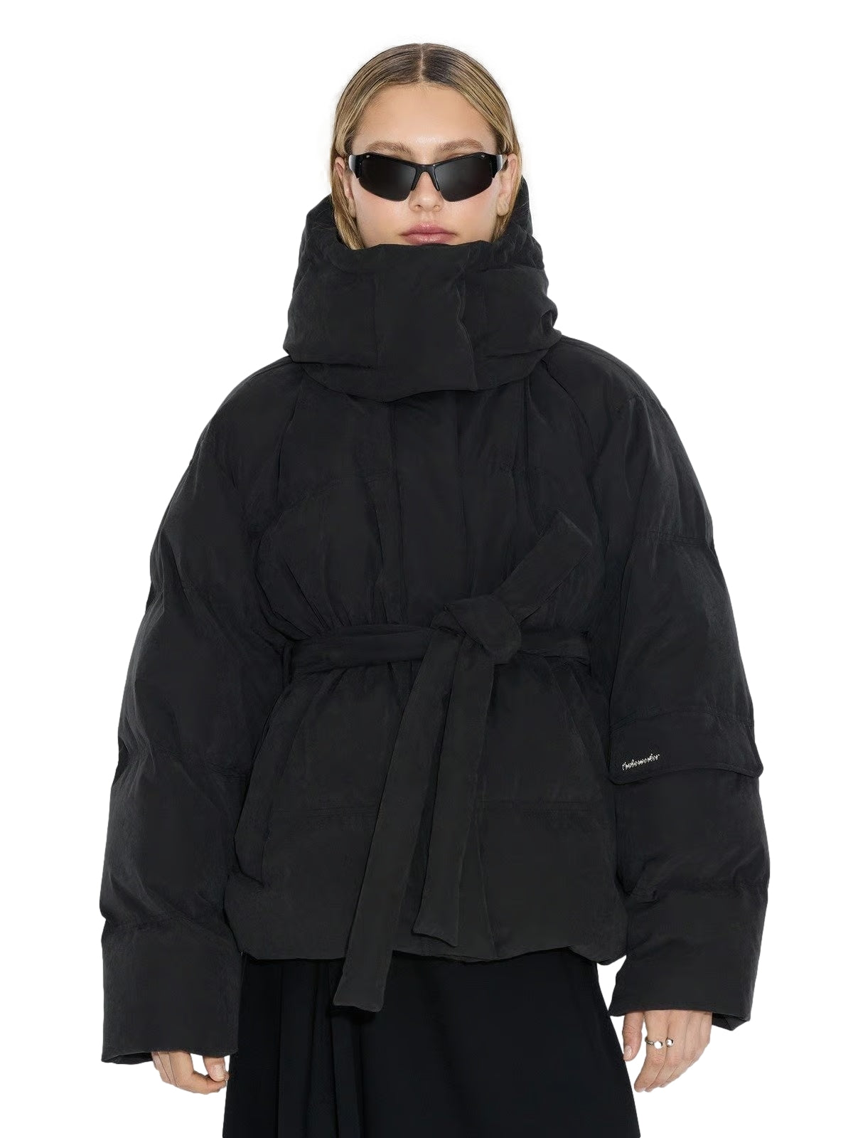 Holzweiler Steilia Brushed Down Jkt Jakke Sort - modostore.no