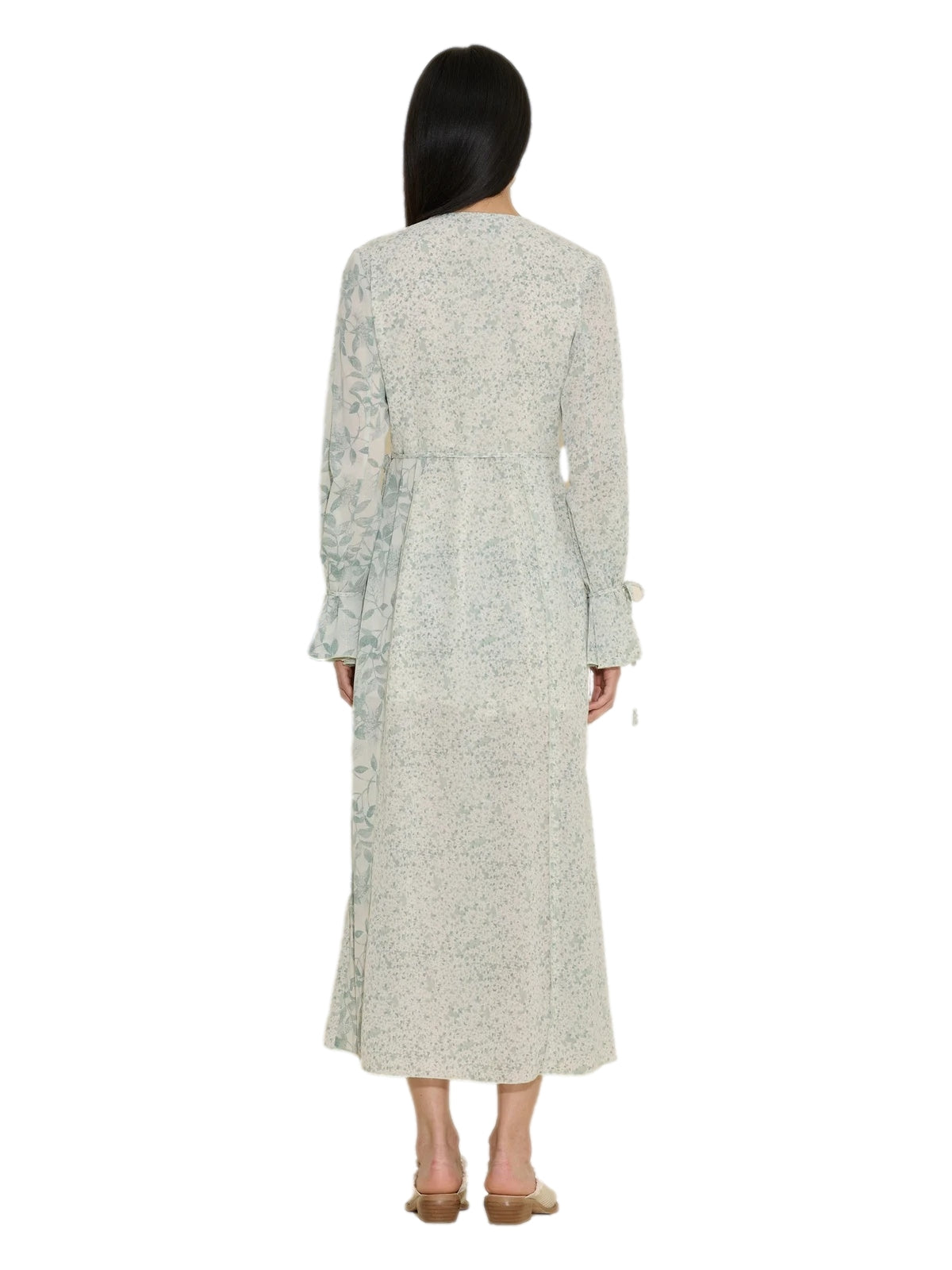 Holzweiler Valery Print Dress Kjole Grønn Mønster - modostore.no