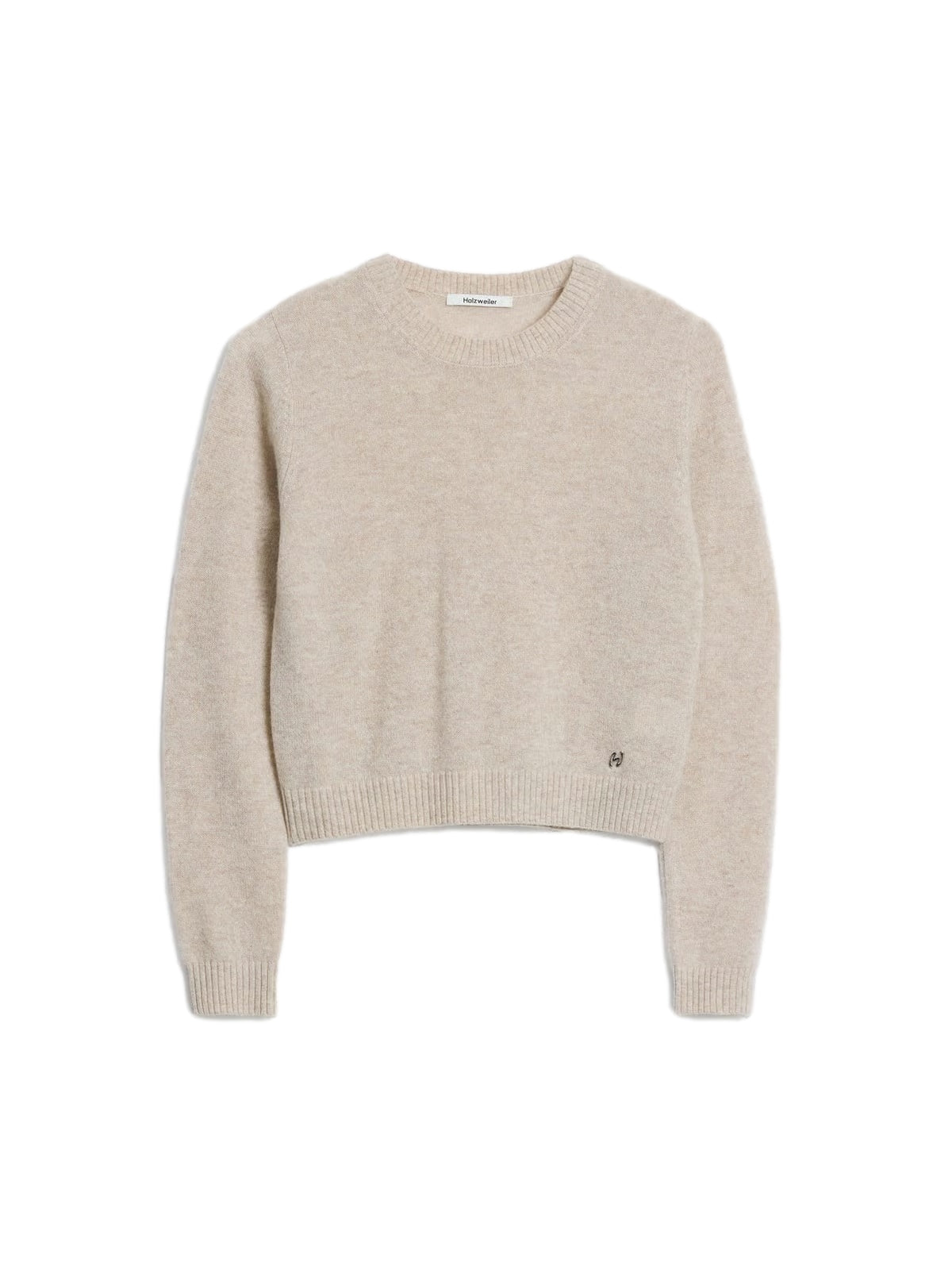 Holzweiler W. Cashmere Crew Crewneck Beige - modostore.no