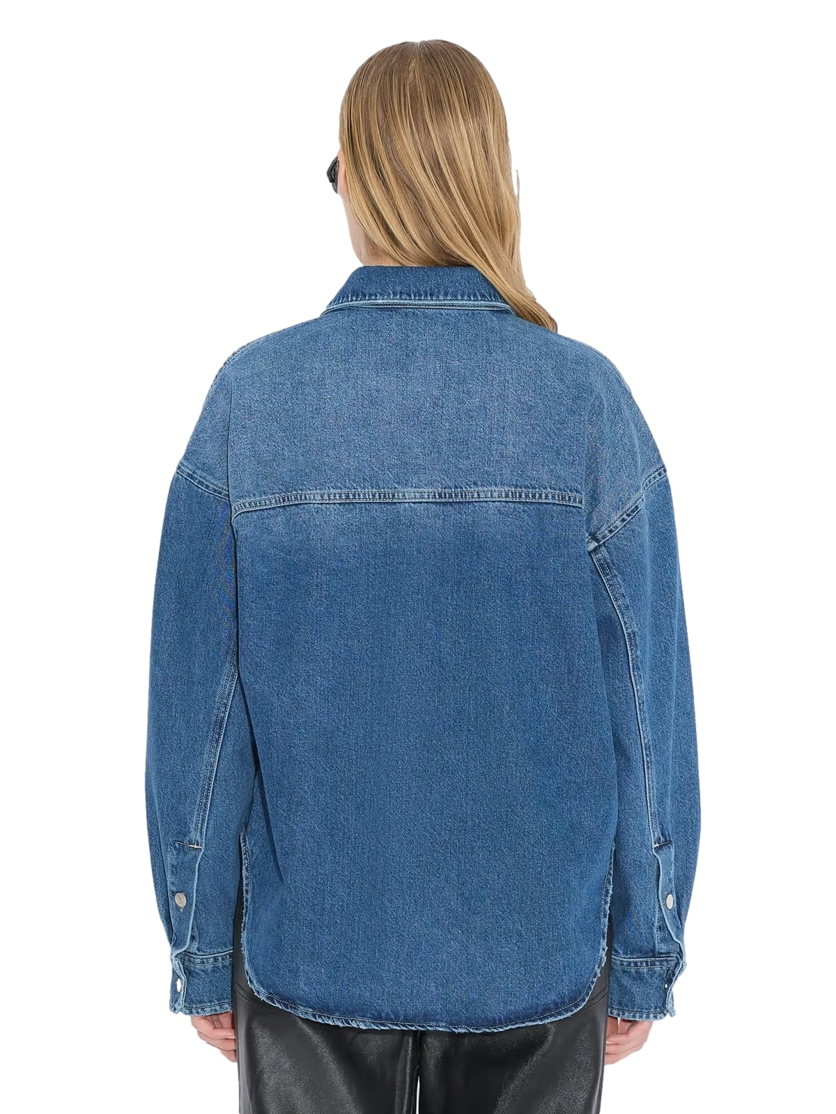 Holzweiler W Relaxed Denim Shirt Skjorte Denim - modostore.no