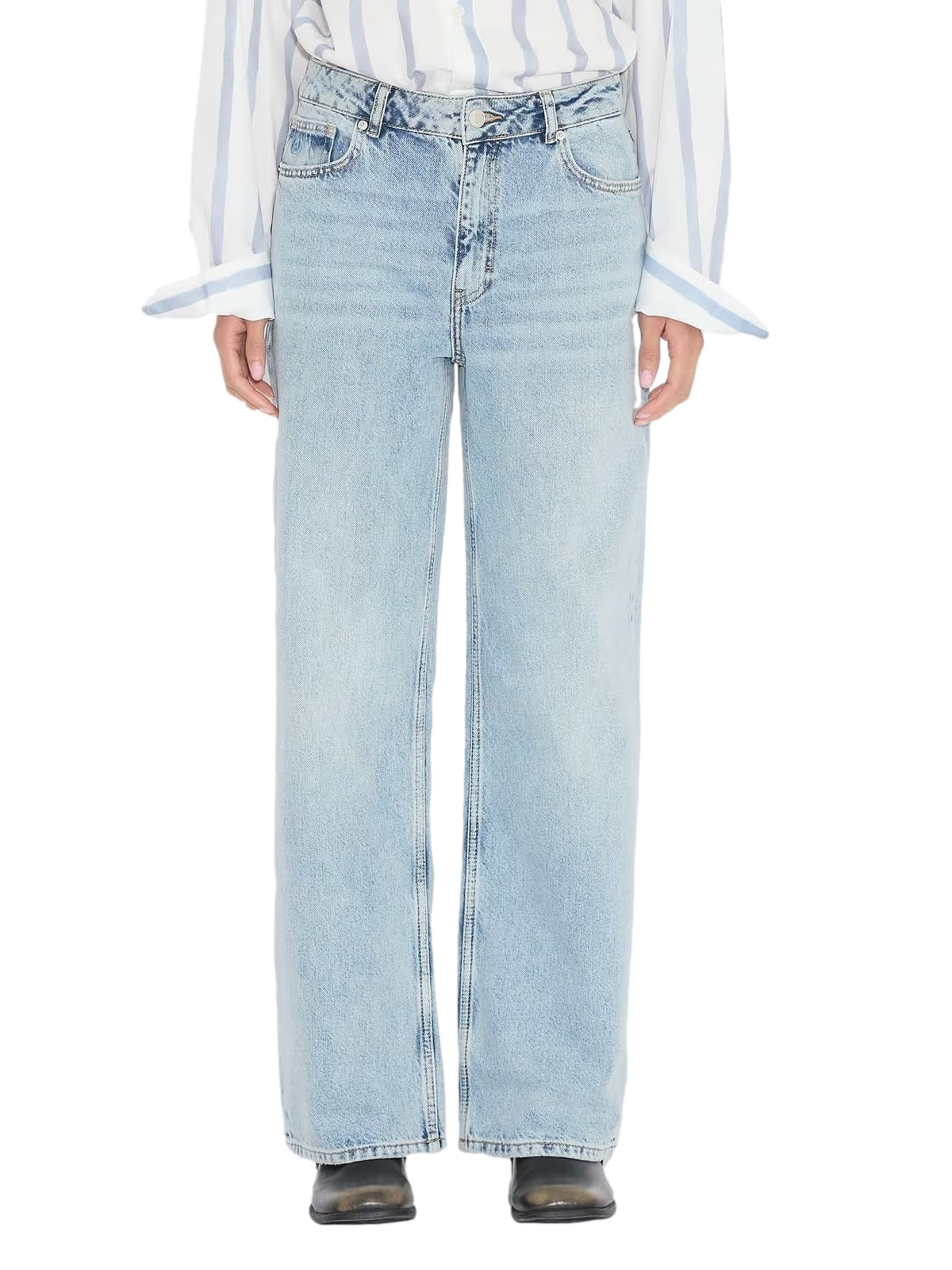 Holzweiler W Wide Jeans Jeans Lyseblå - modostore.no