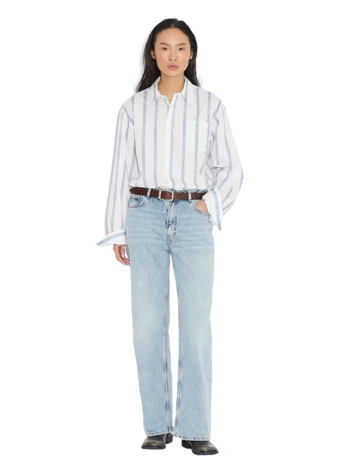 Holzweiler W Wide Jeans Jeans Lyseblå - modostore.no