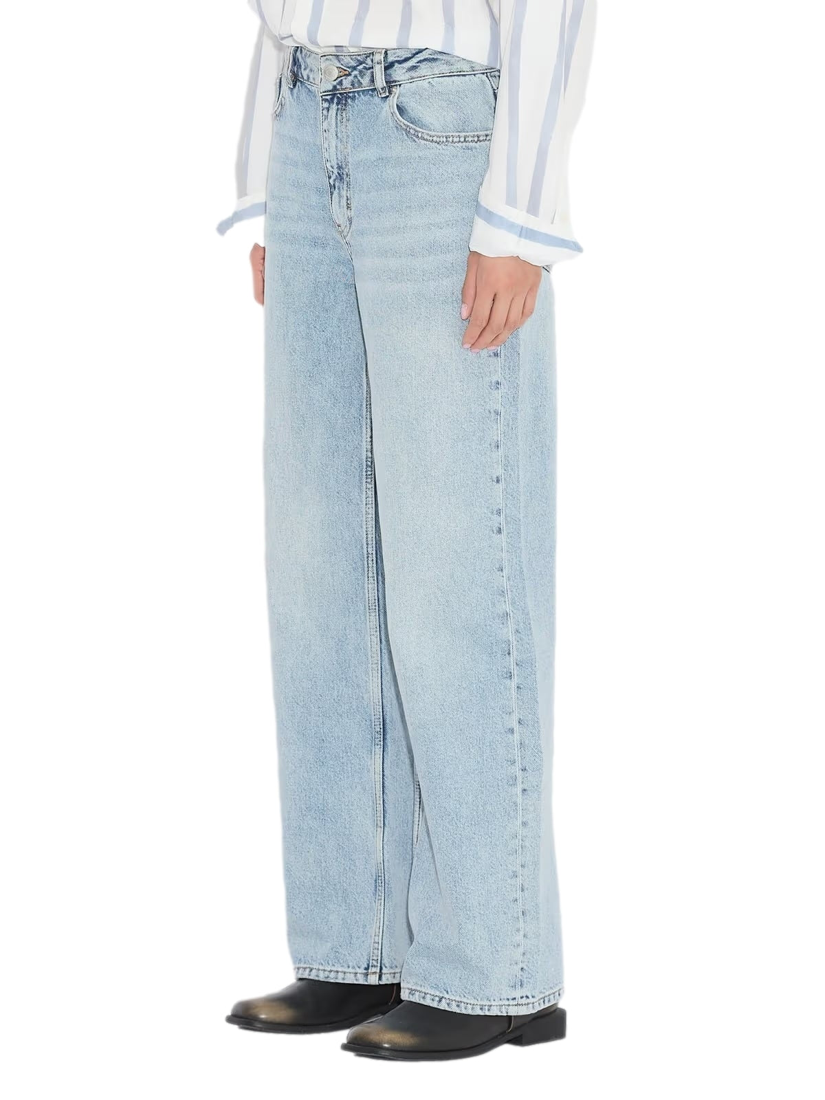 Holzweiler W Wide Jeans Jeans Lyseblå - modostore.no