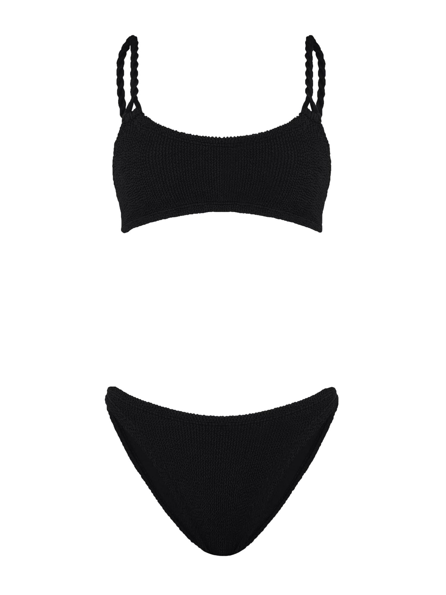 Hunza G Phoebe Bikini Black Bikini Sort - modostore.no