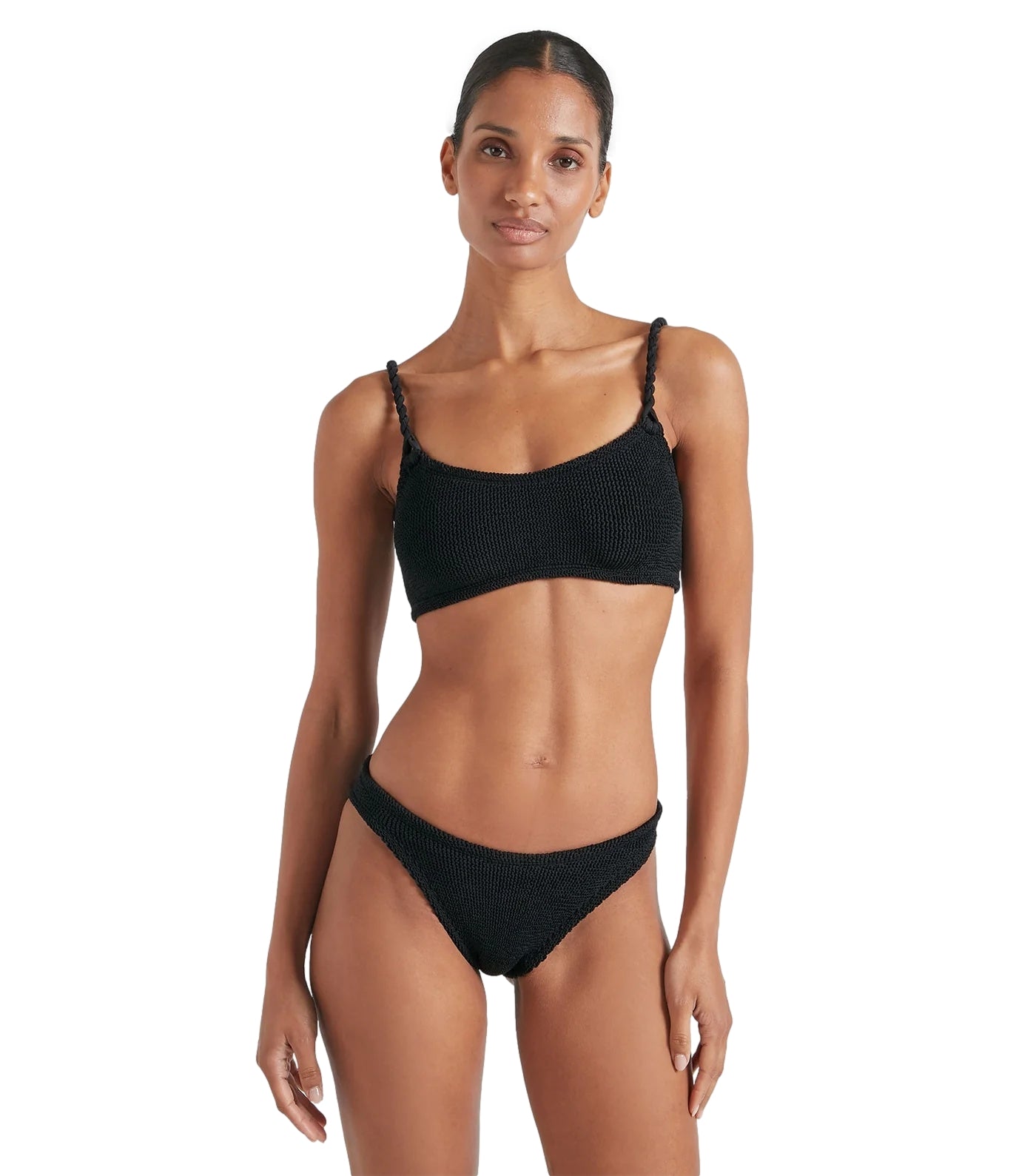 Hunza G Phoebe Bikini Black Bikini Sort - modostore.no