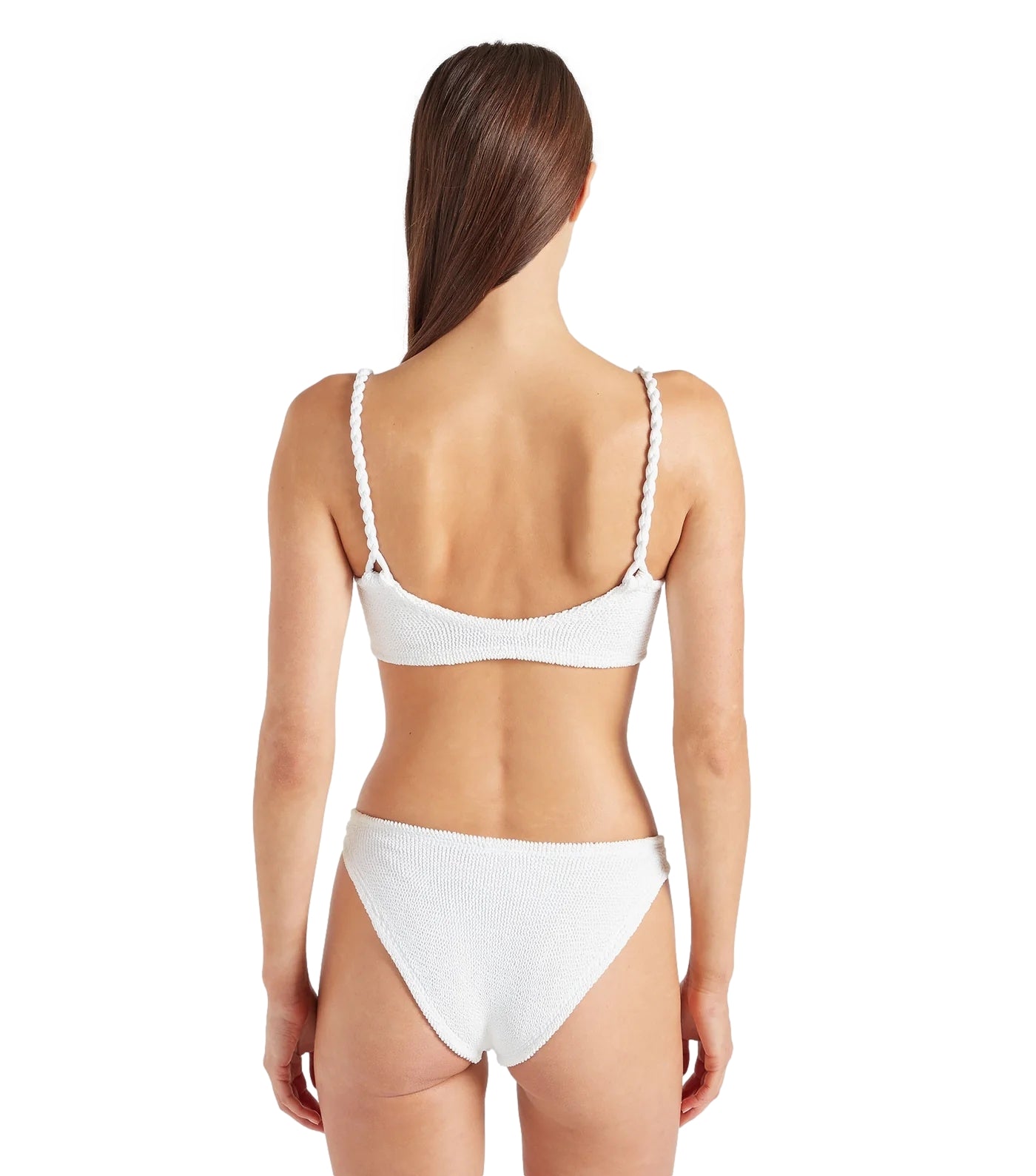 Hunza G Phoebe Bikini White Bikini Hvit - modostore.no