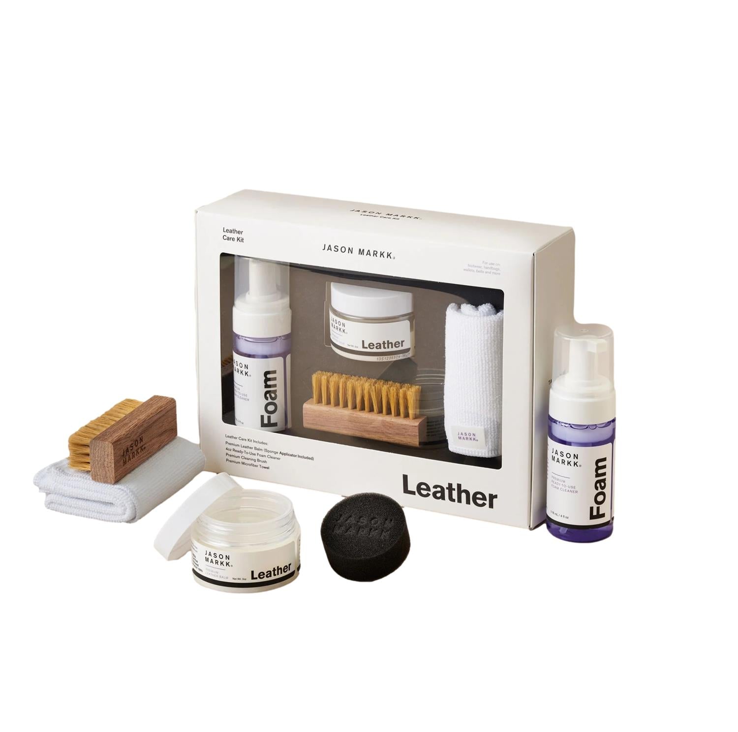 Jason Markk Leather Care Kit Skopleie Gjennomsiktig - modostore.no