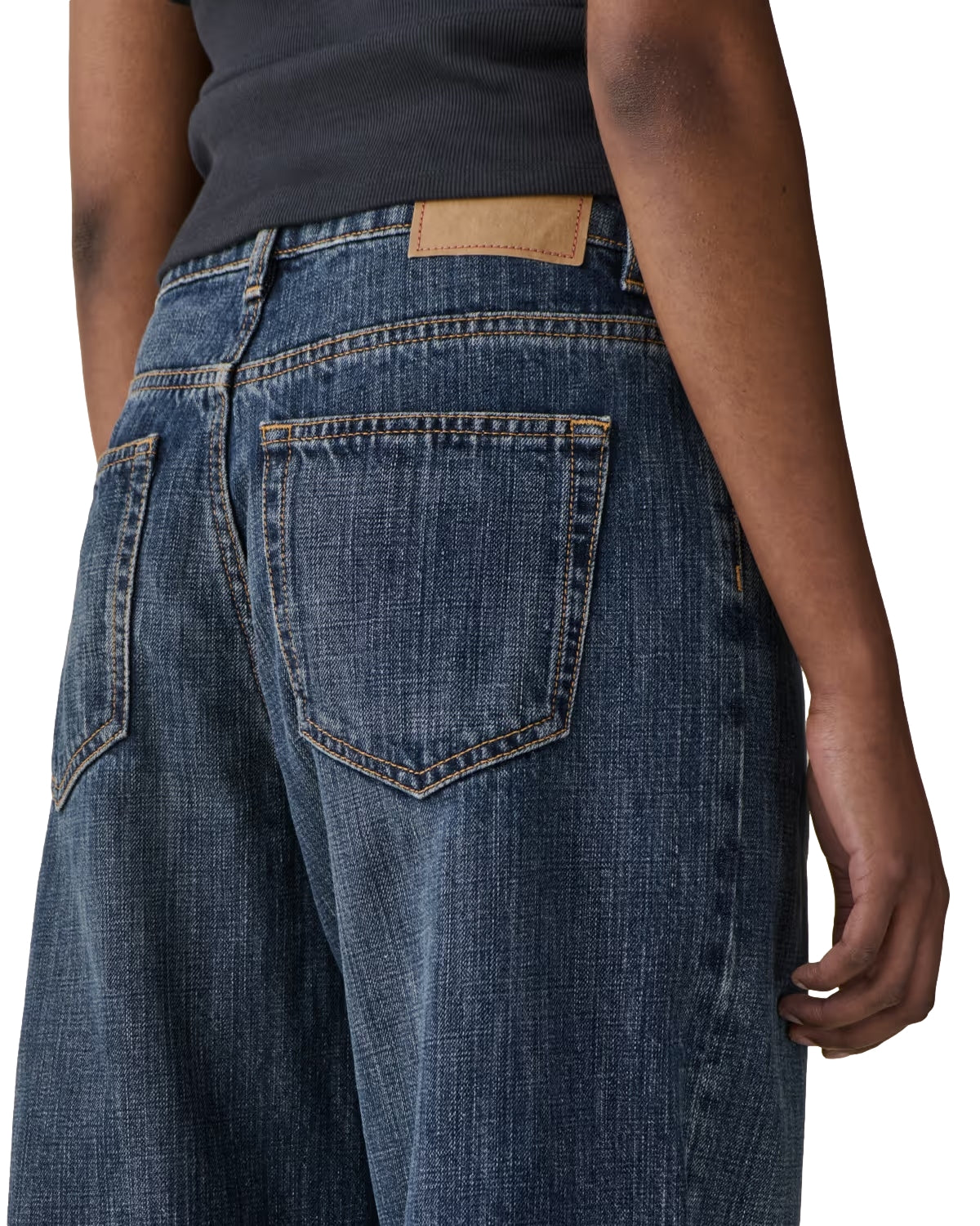 Jeanerica Belem Dark Blue Righe Jeans Mørkeblå - modostore.no
