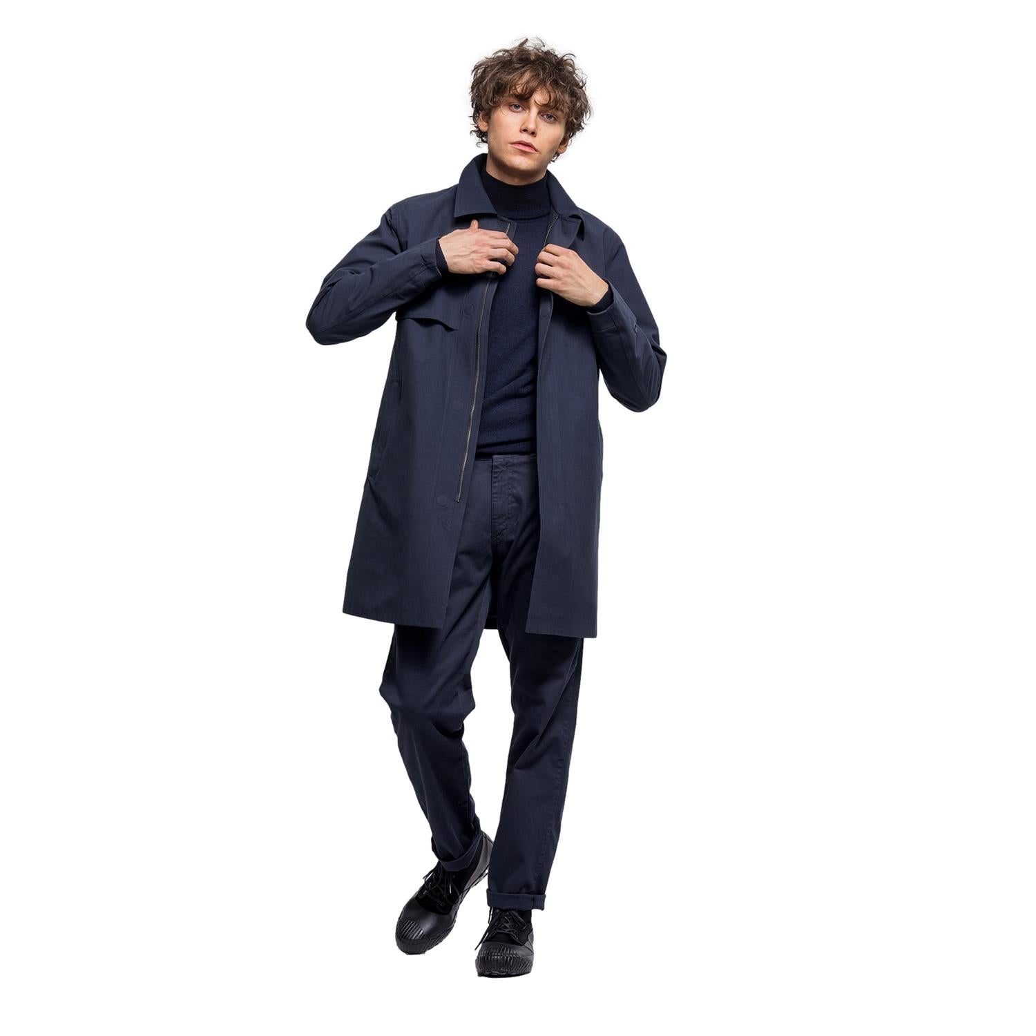 Johnny Love Dylan Coat Jakke Marine - modostore.no