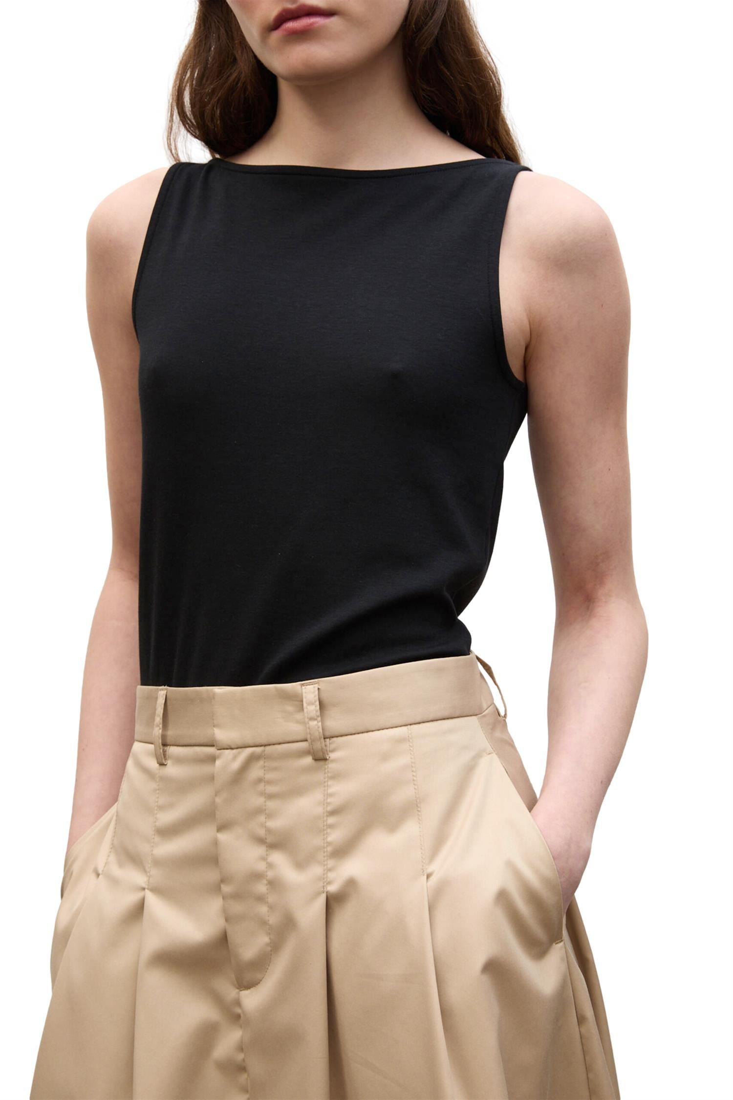 Julie Josephine Beatris Top Topp Sort - modostore.no