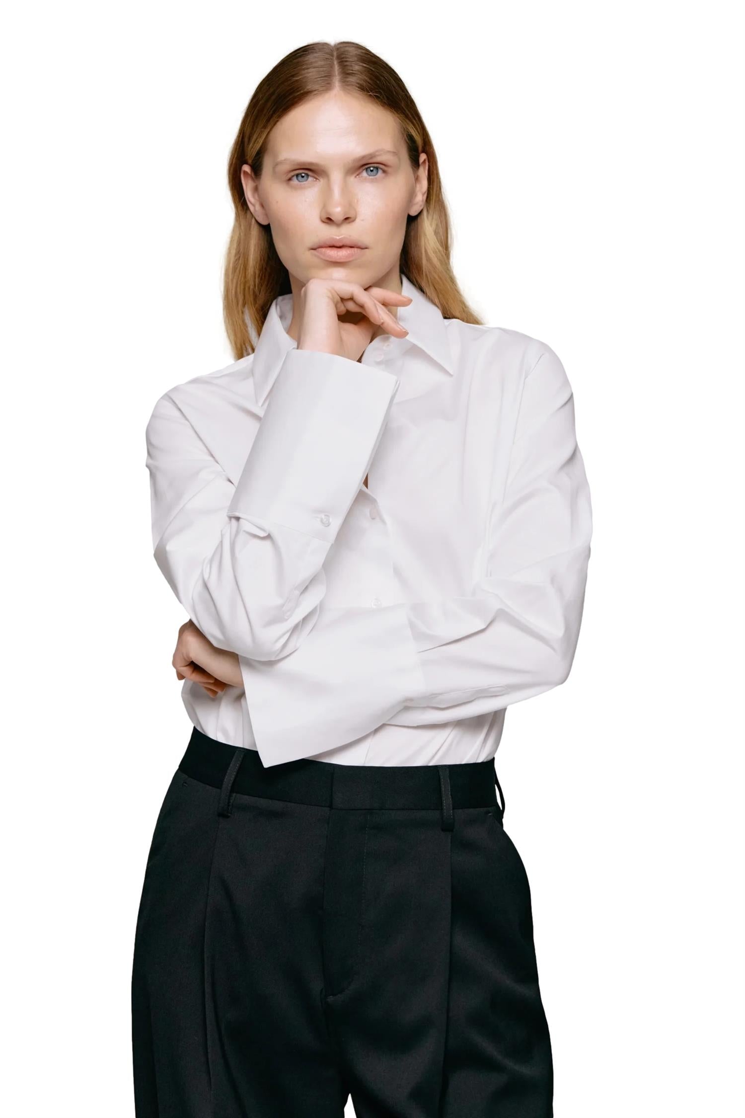 Julie Josephine Julie Shirt Skjorte Hvit - modostore.no