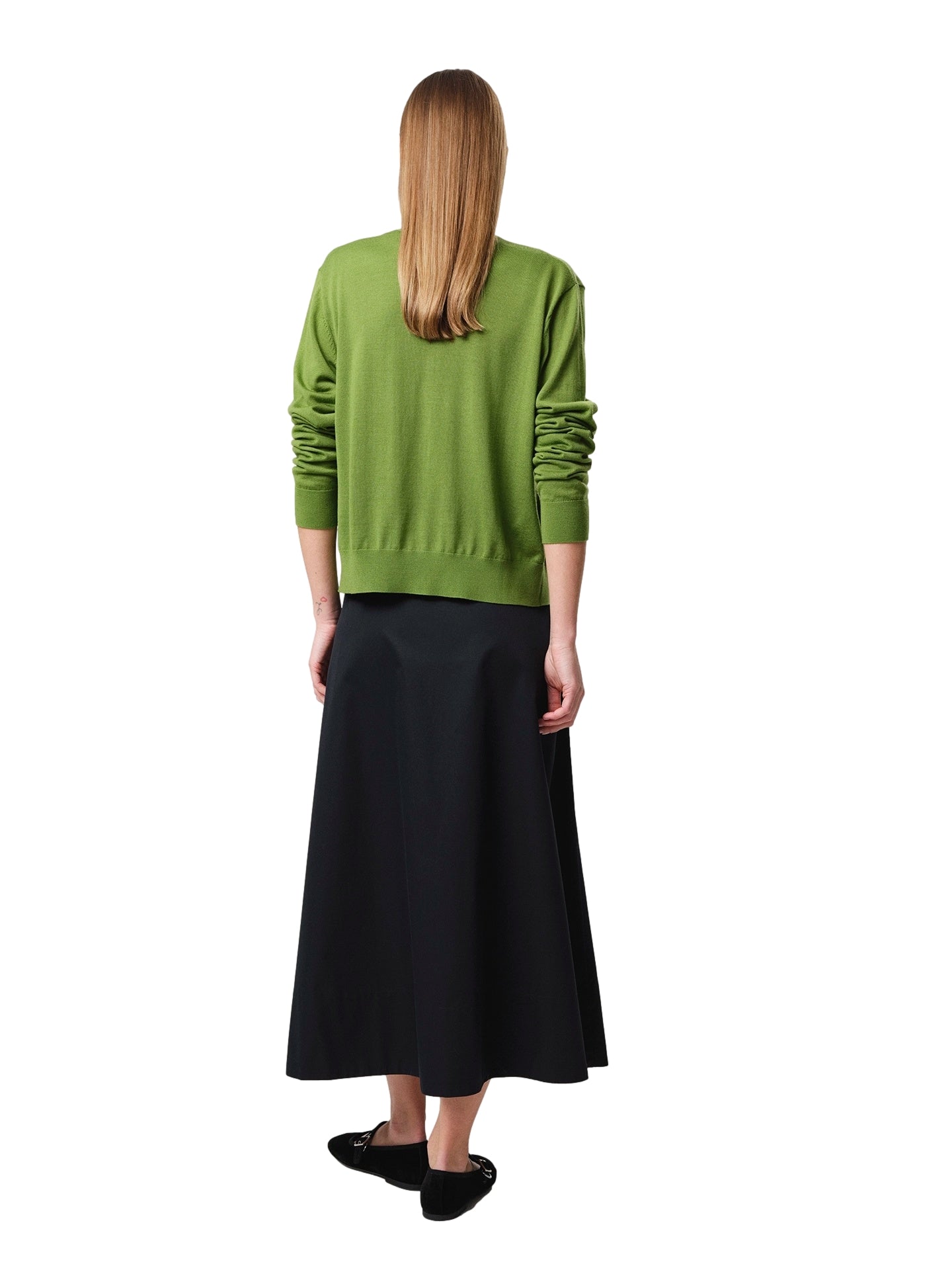 Julie Josephine Lilja Merino Cardigan Cardigan Grønn - modostore.no